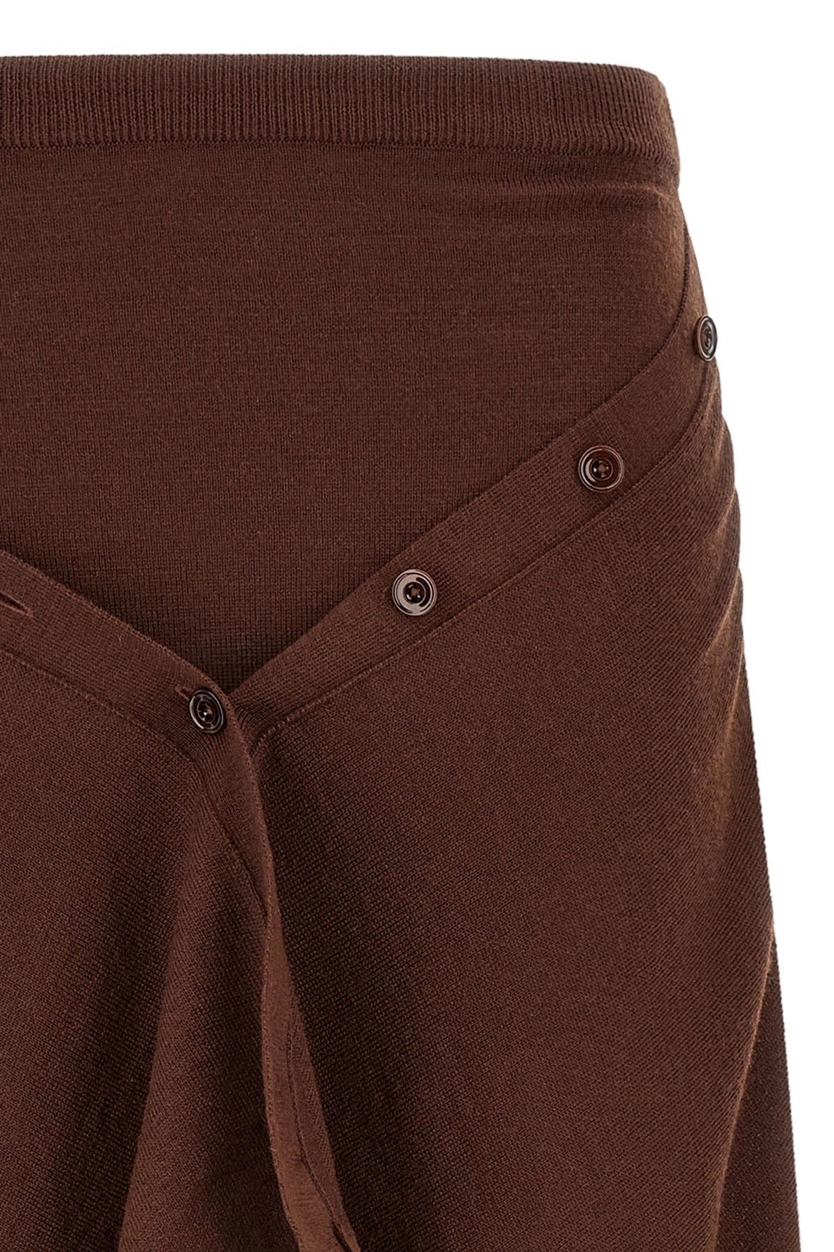 Lemaire Button Asymmetrical تنورة ميدي