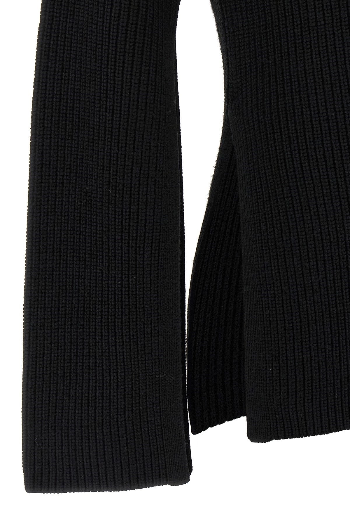 TOTEME Ribbed Wool Turtleneck Sweater