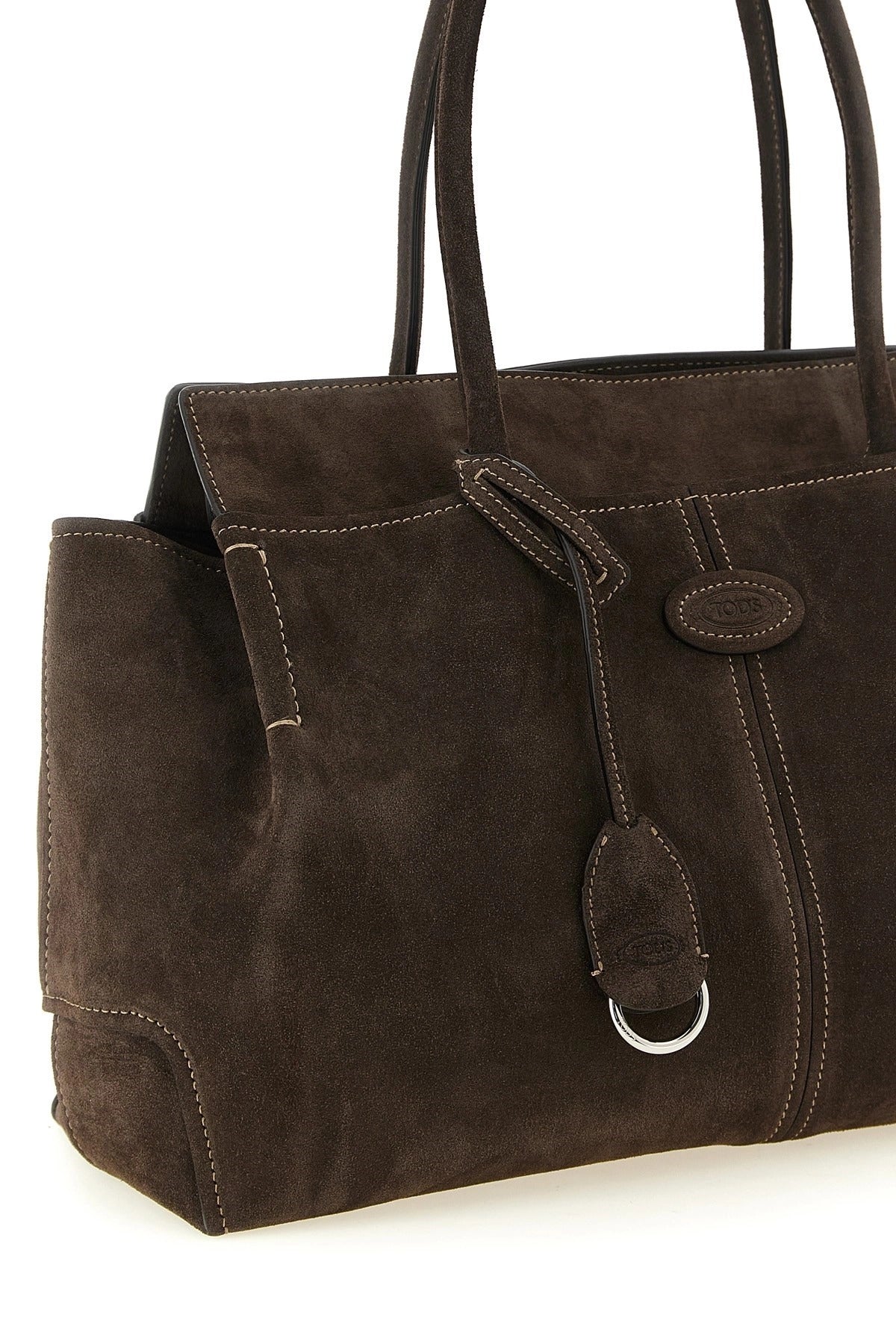 Tod's Medium Suede Shopping Bag