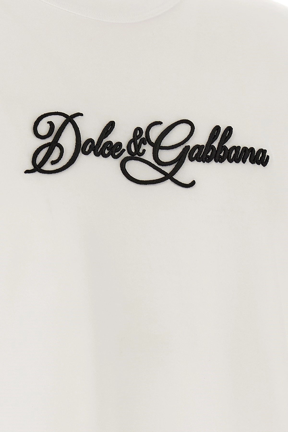 Dolce & Gabbana Logo Embroidery T-Shirt