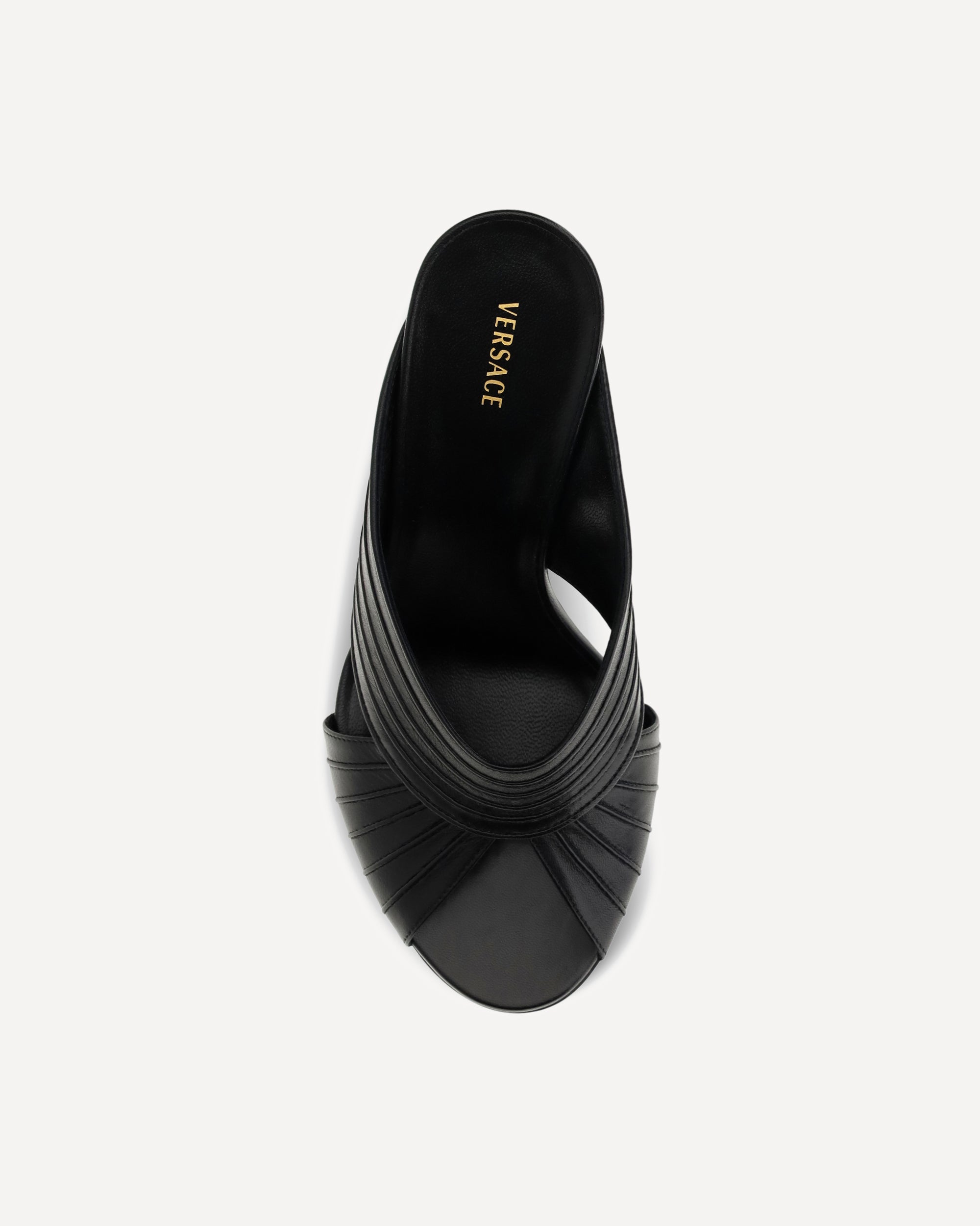 Versace Gianni Nappa Leather Mules