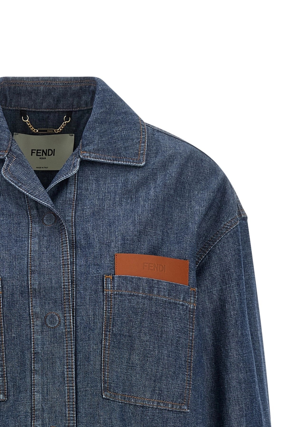 Fendi Chambray Denim Jacket