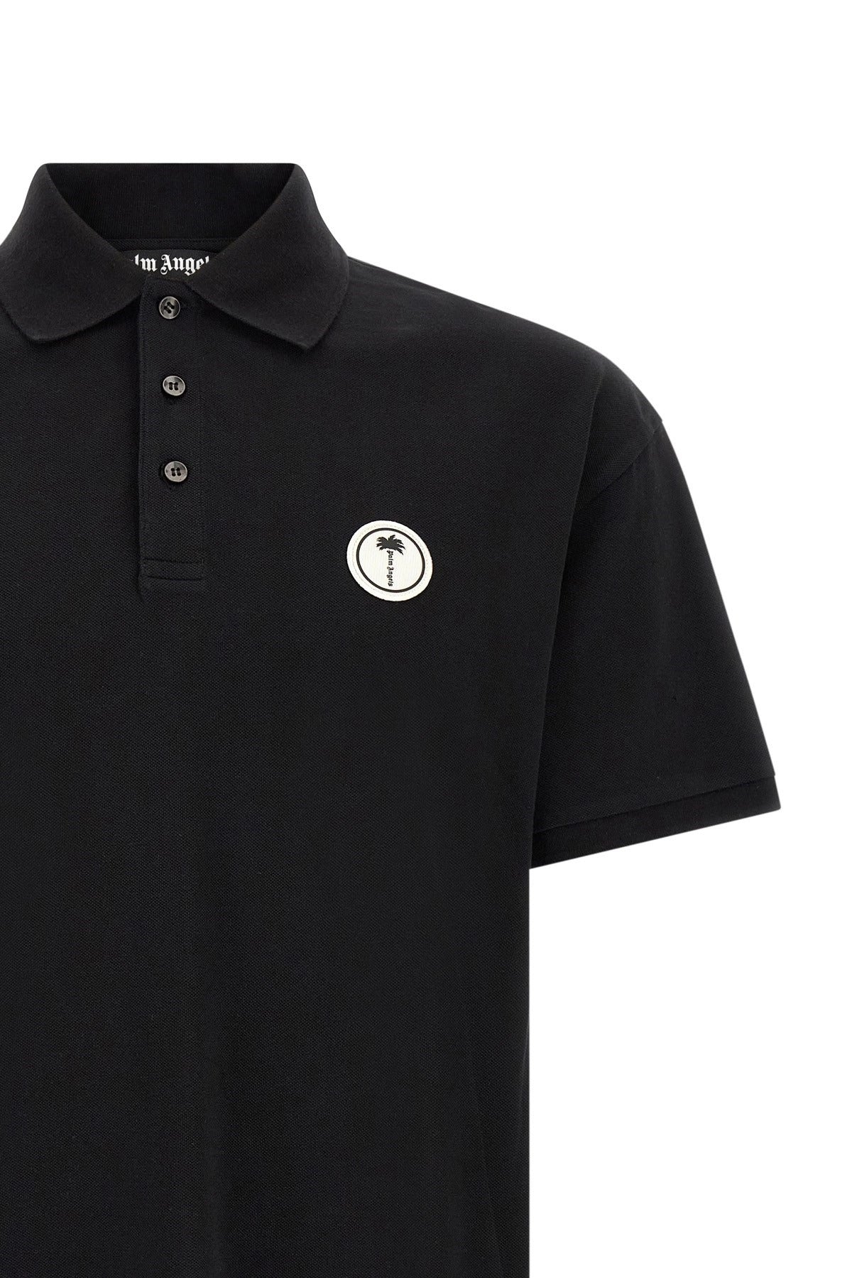 Palm Angels Logo Patch Polo Shirt