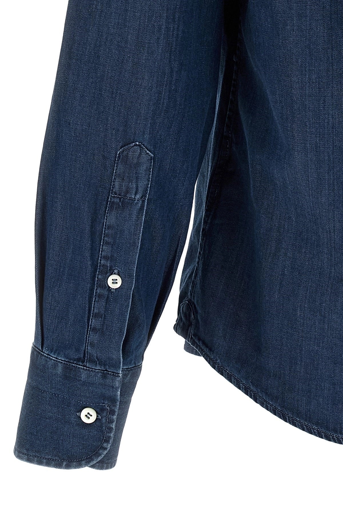 【未使用品】BRUNELLO CUCINELLI デニムシャツ　12+ Brunello Cucinelli Lightweight Denim Shirt | Sendegaro JP