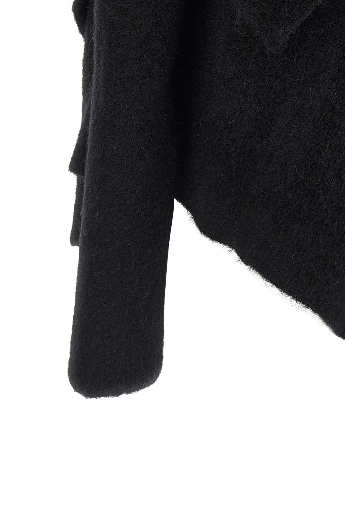 Rick Owens Hooded Medium Wrap Cardigan