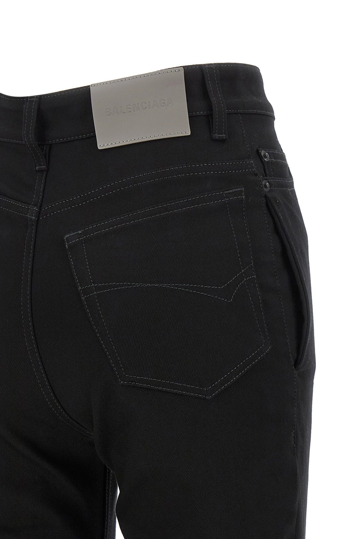 Balenciaga Black High Waist Jeans
