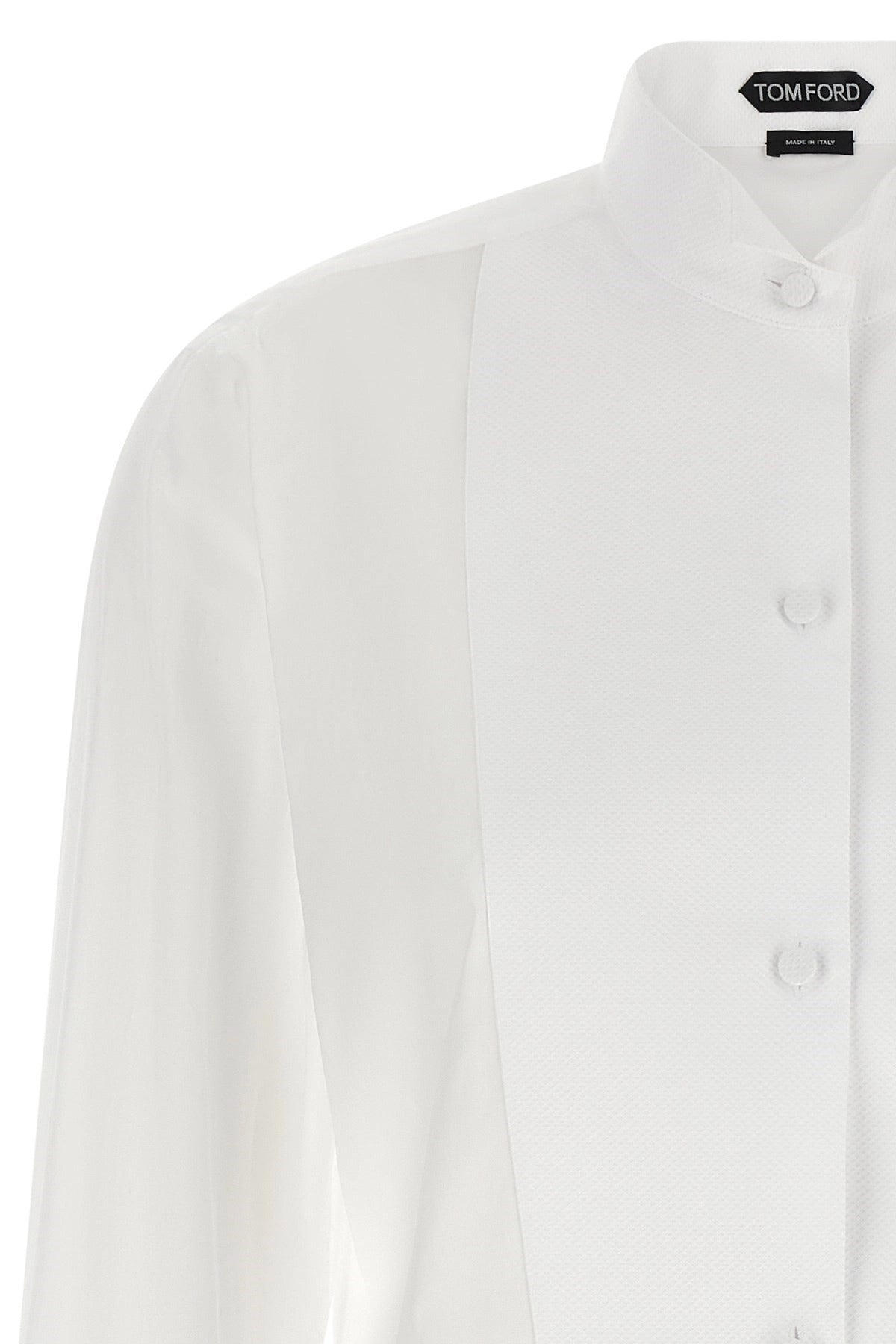 Tom Ford Korean Collar Tuxedo Shirt