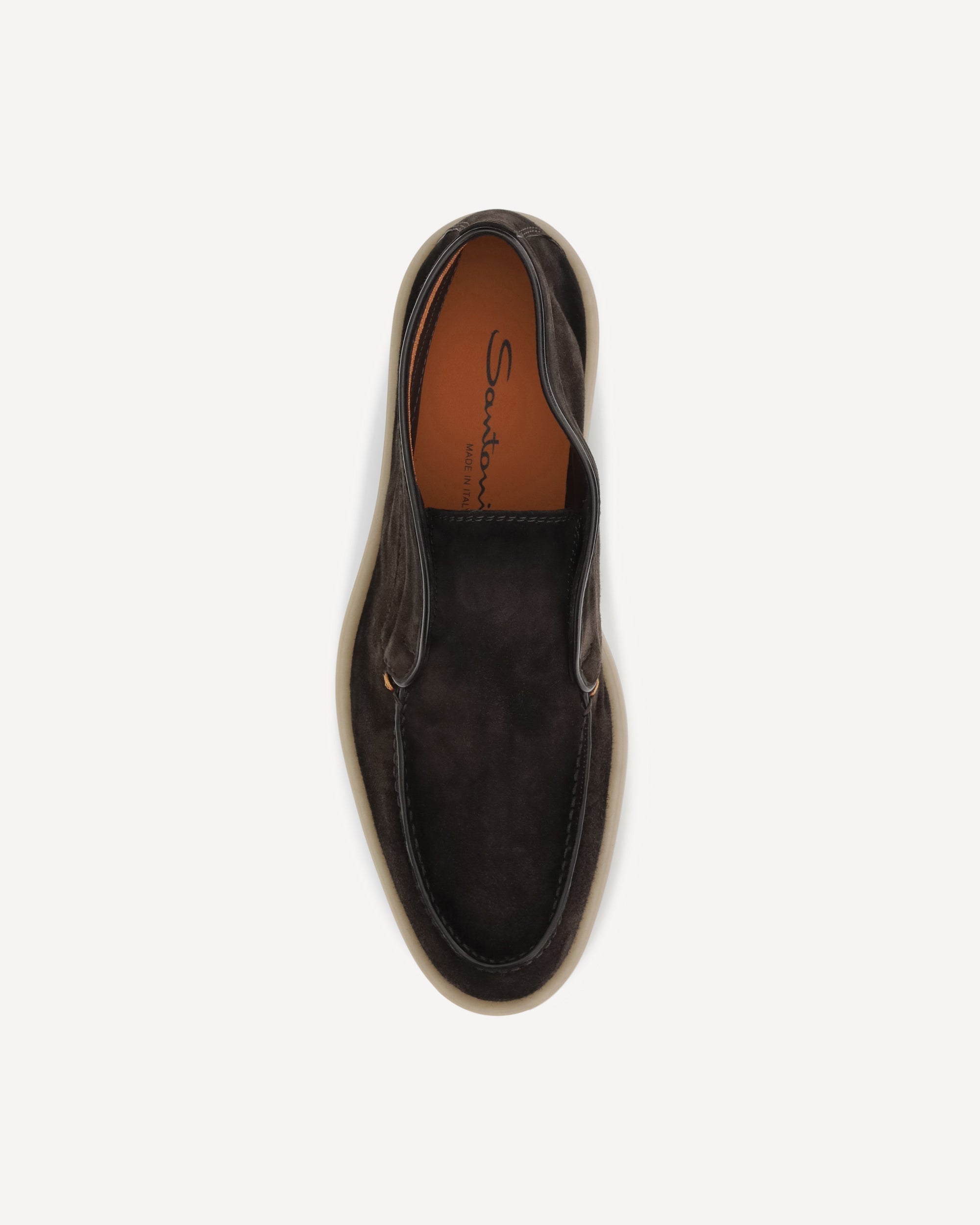 Santoni Digits Suede Loafers
