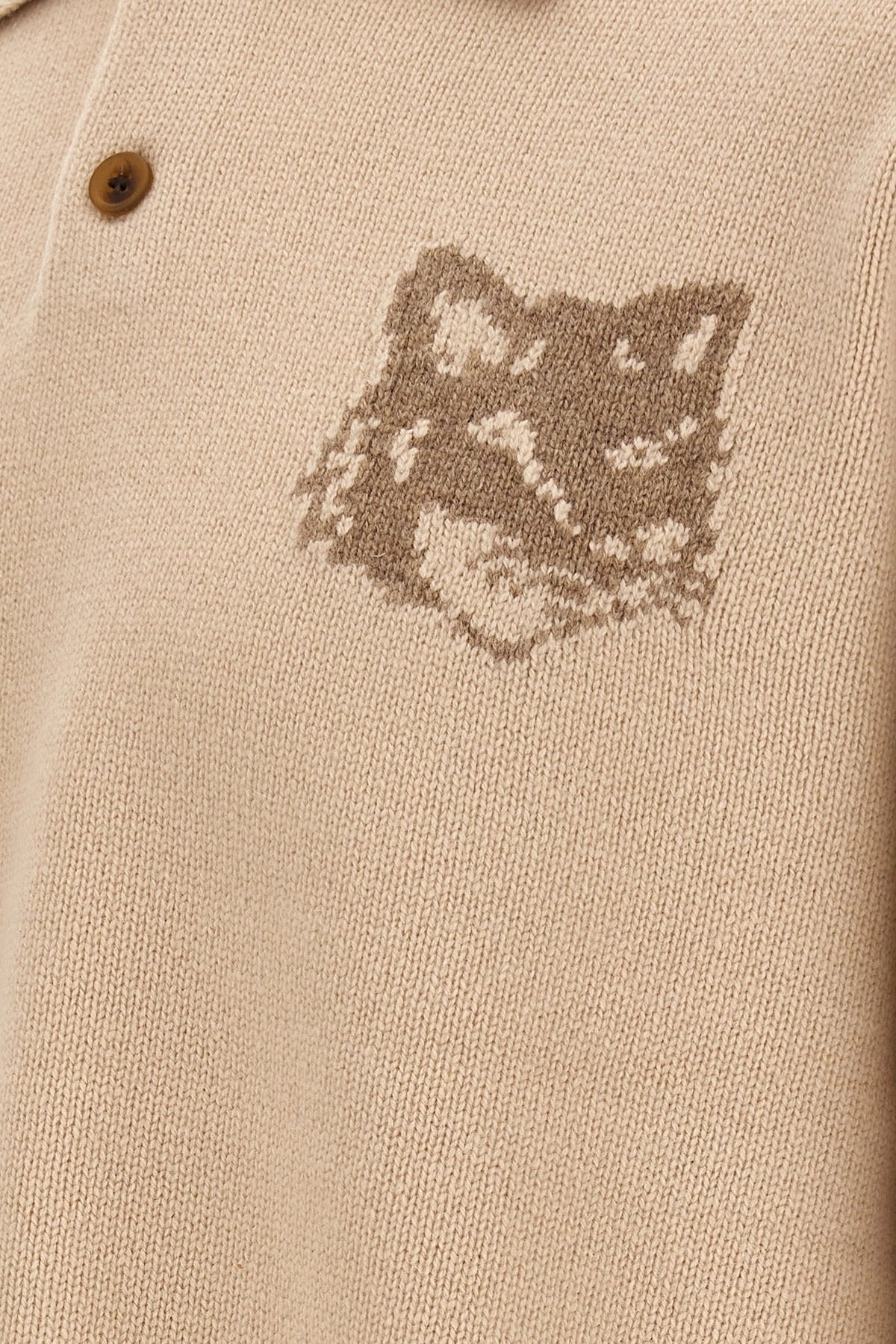 Maison Kitsuné Fox Head Intarsia Sweater