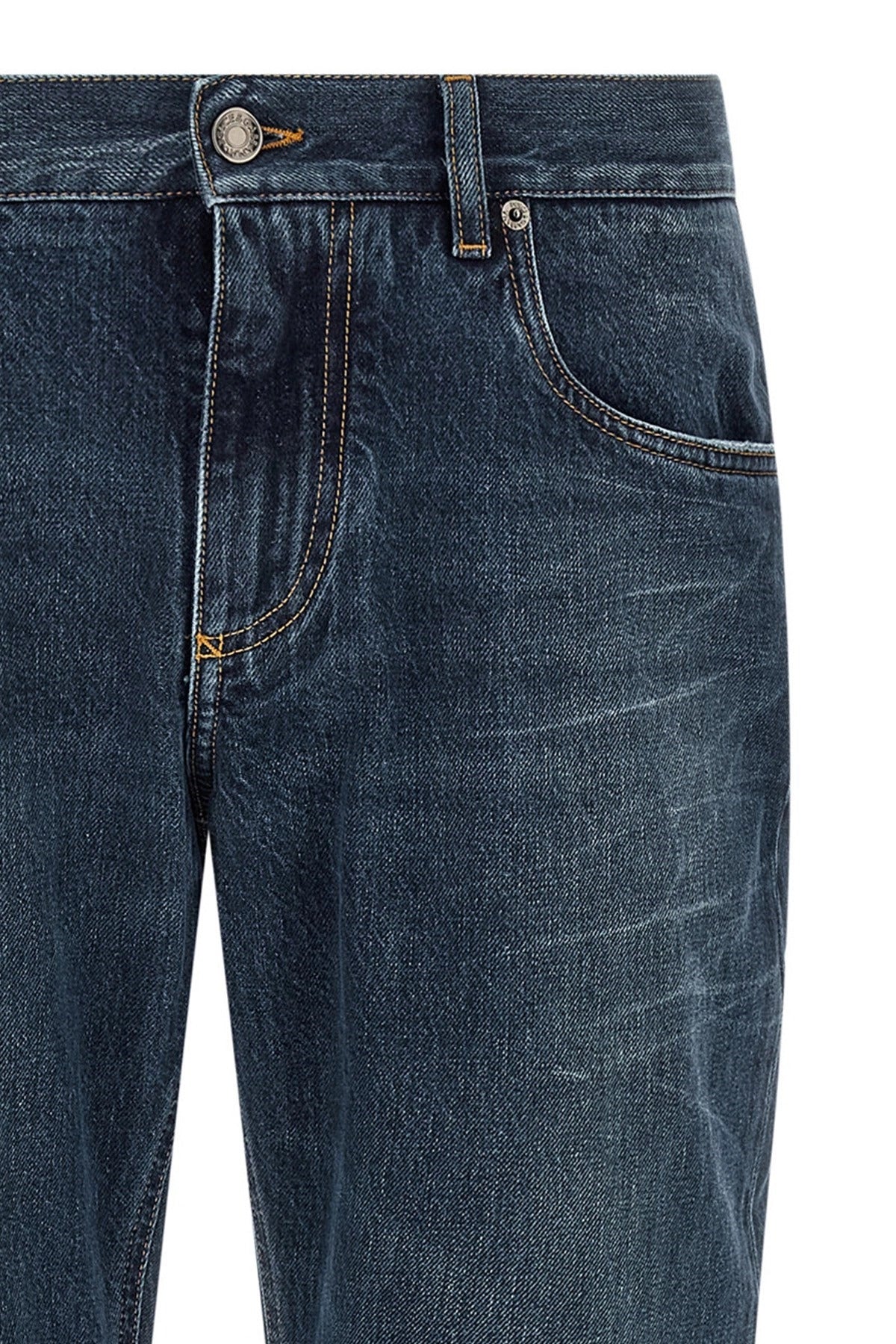 Dolce & Gabbana Embroidered Logo Jeans