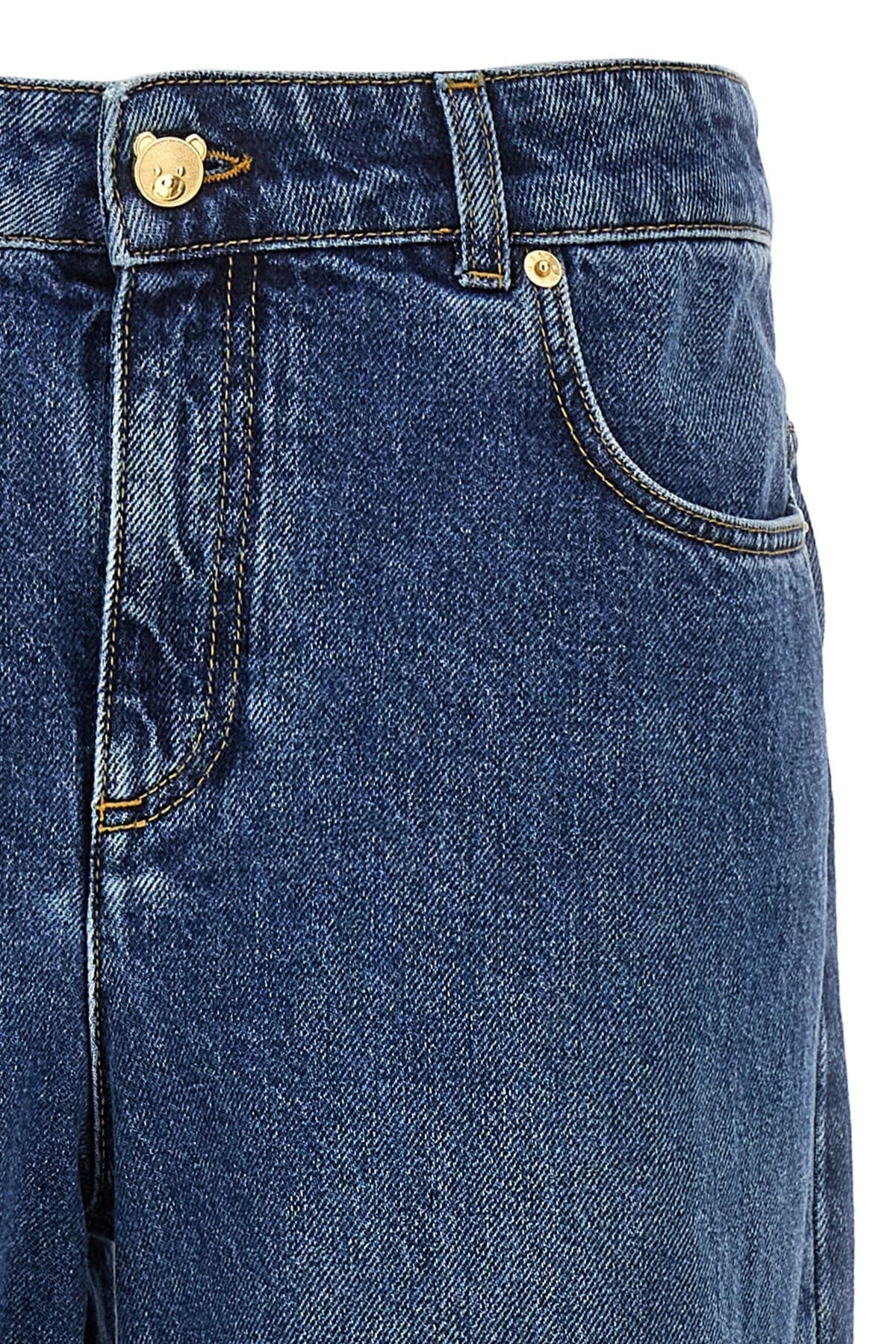 Moschino Blue Cotton Denim Jeans