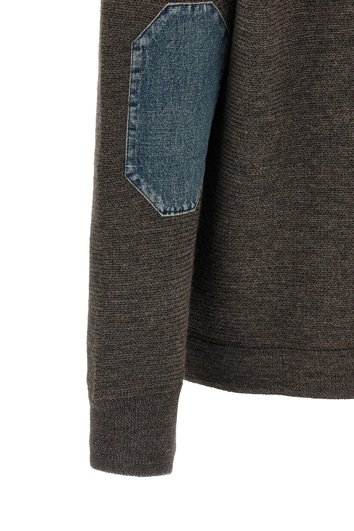 Maison Margiela Maglione Elbow Patch Quarter-Zip
