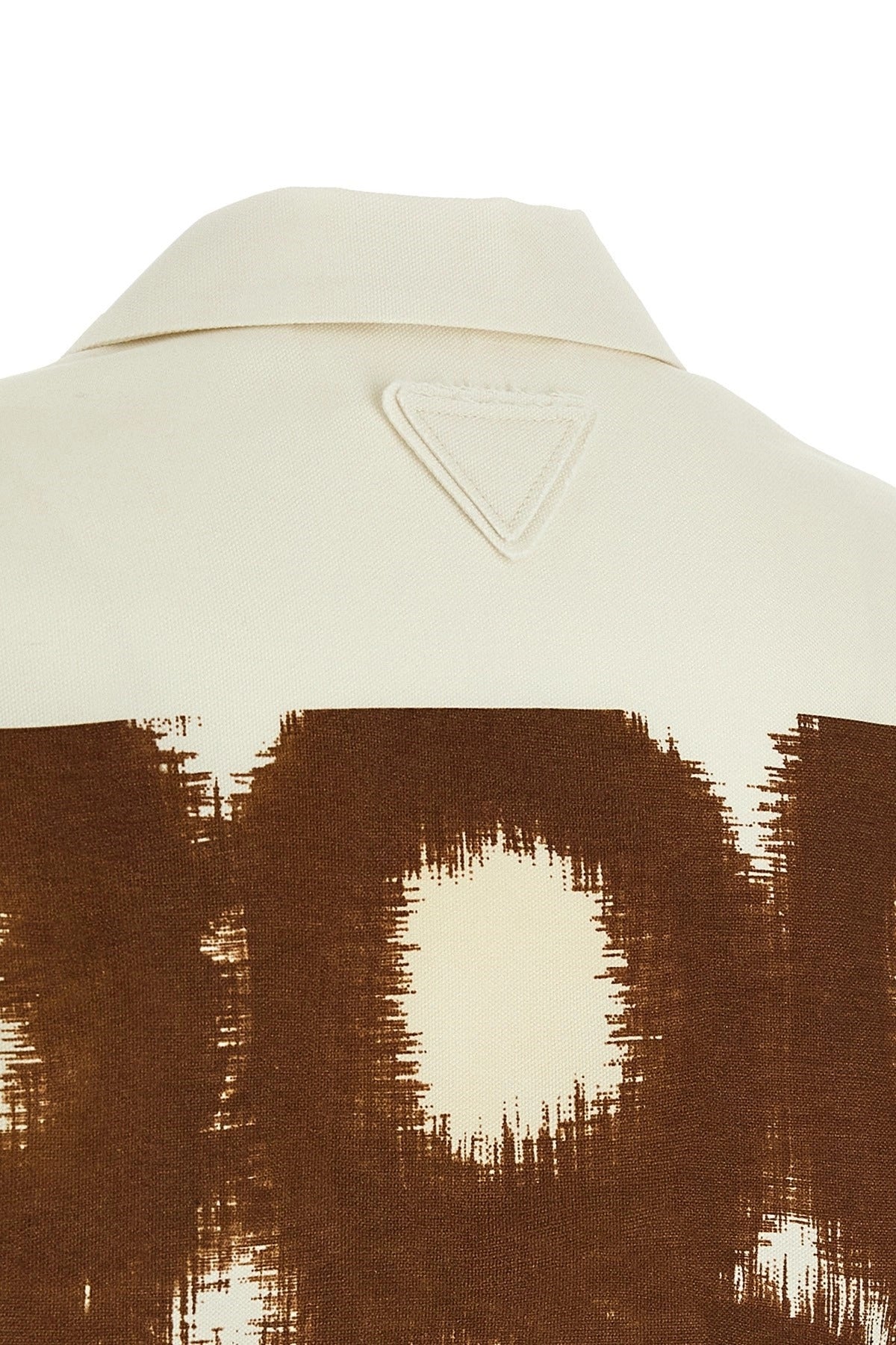 Prada Straight Circle Canvas Shirt