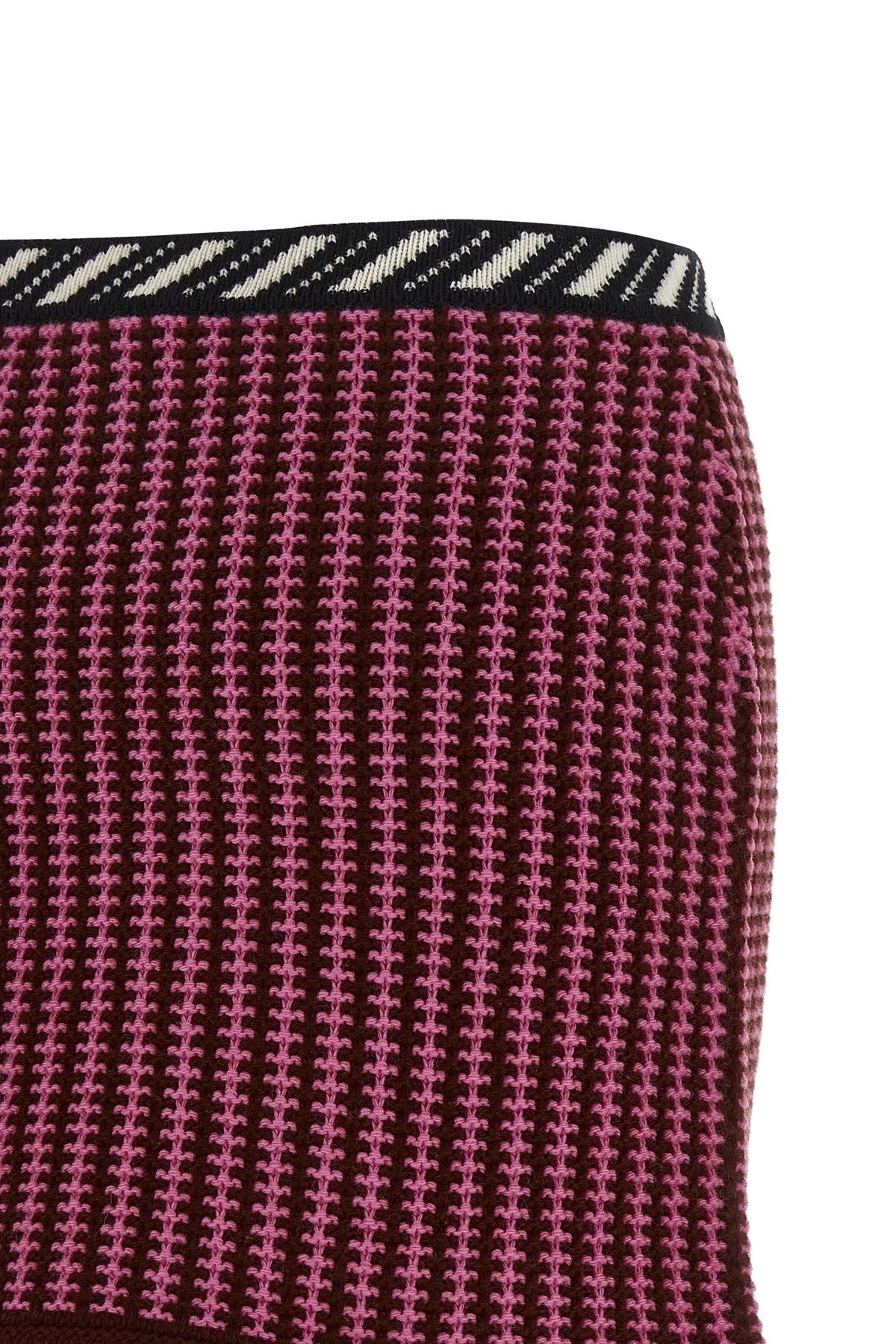 Versace Crochet Knit Mini Skirt
