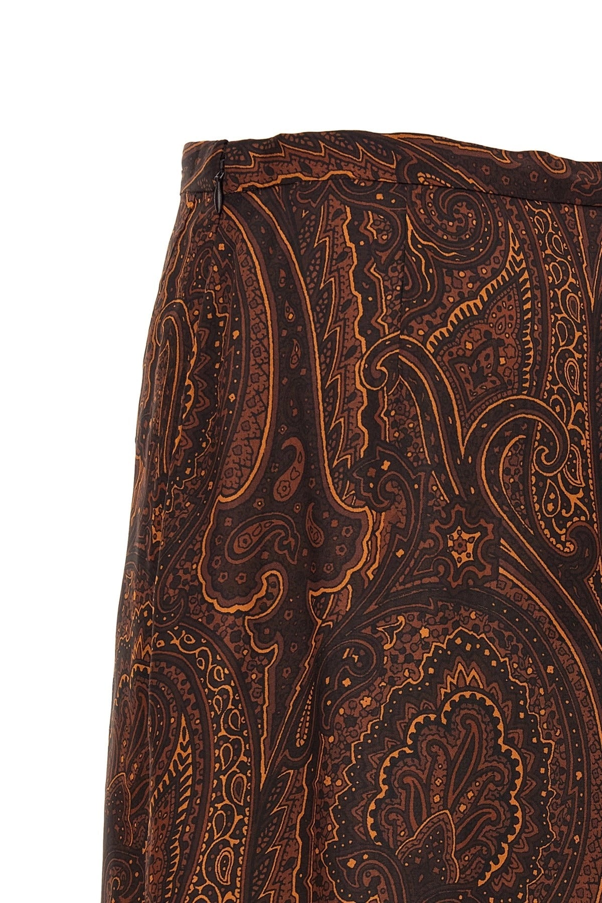 Etro Brown Paisley Maxi Skirt