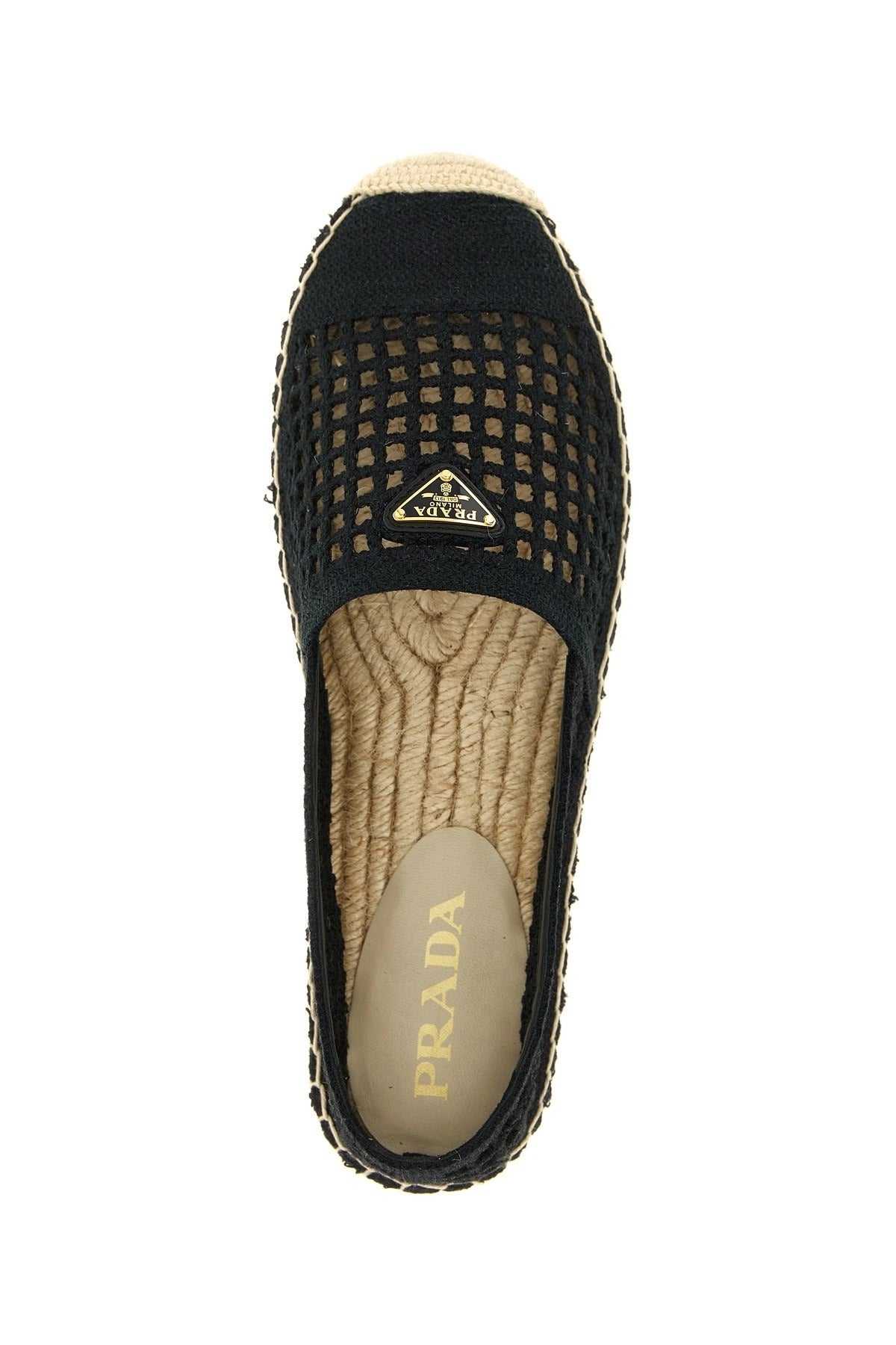 Prada Crochet Knit Espadrilles