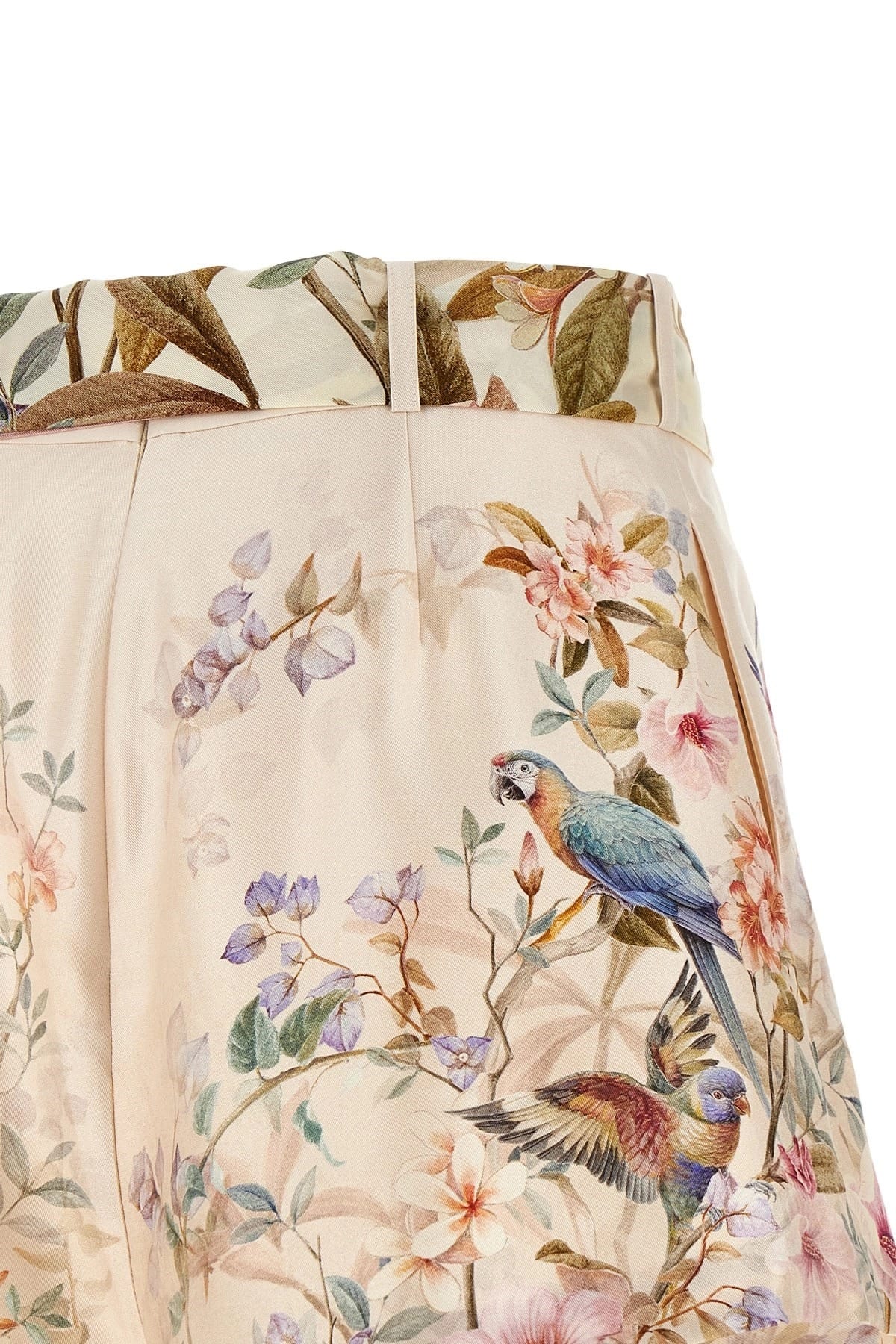 Zimmermann Rebellion Aviary-Print Shorts