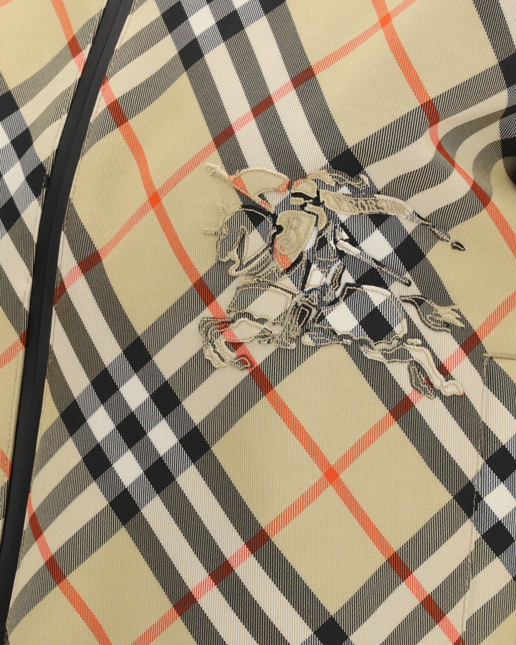 Burberry Reversible Cropped Check Jacket
