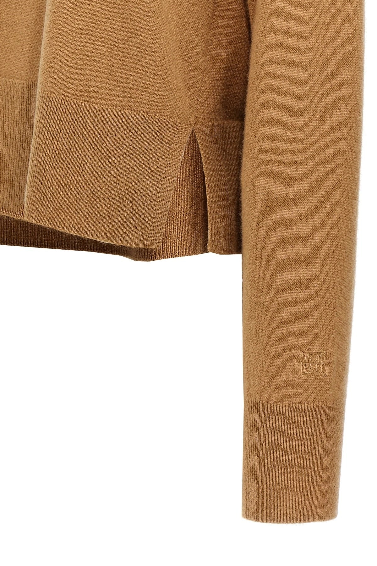 TOTEME Cropped Turtleneck Sweater