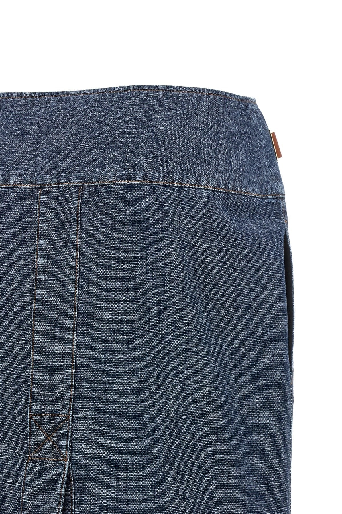 Fendi Chambray Denim Skirt