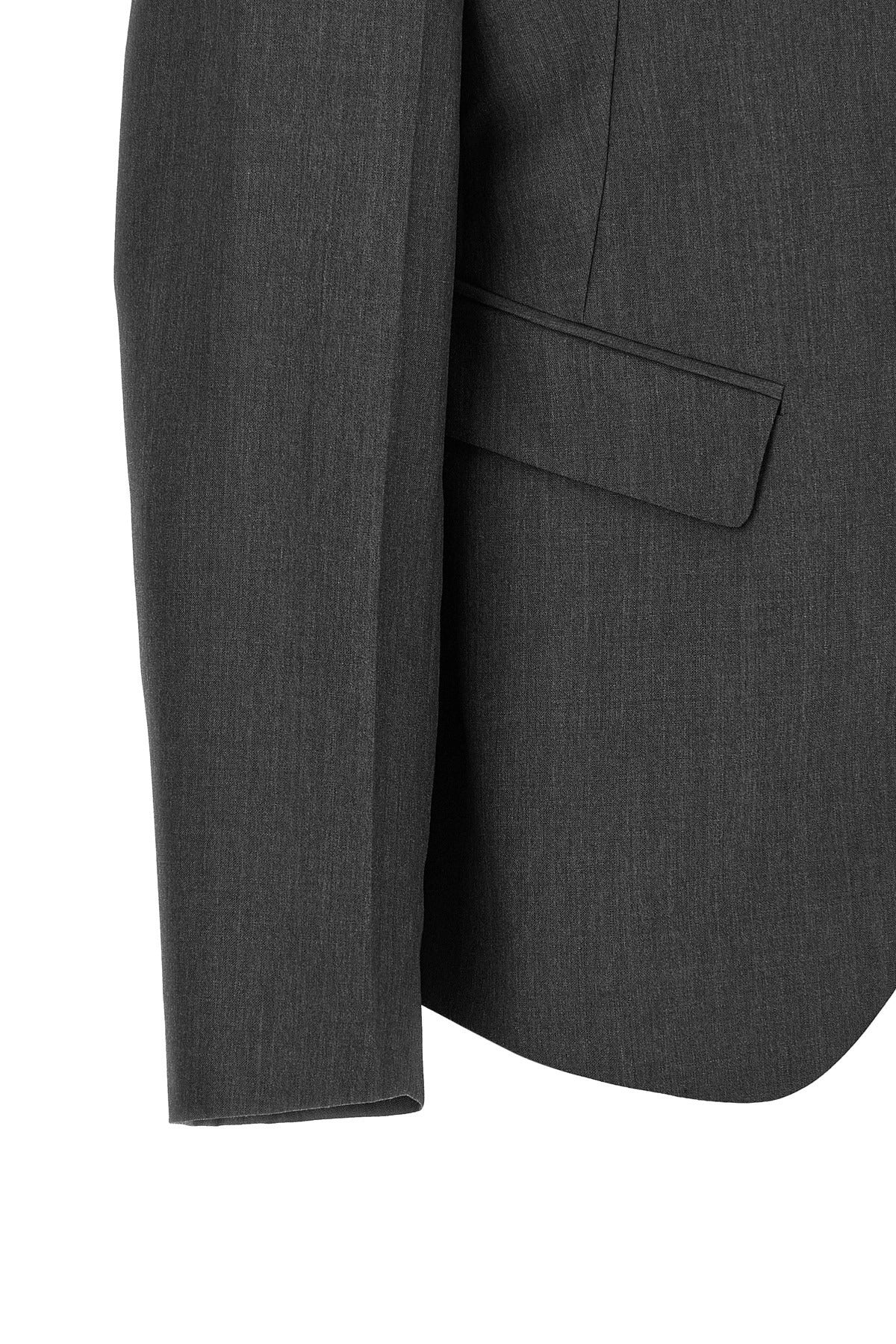 Jil Sander Single-Breasted Asymmetrical Hem Blazer