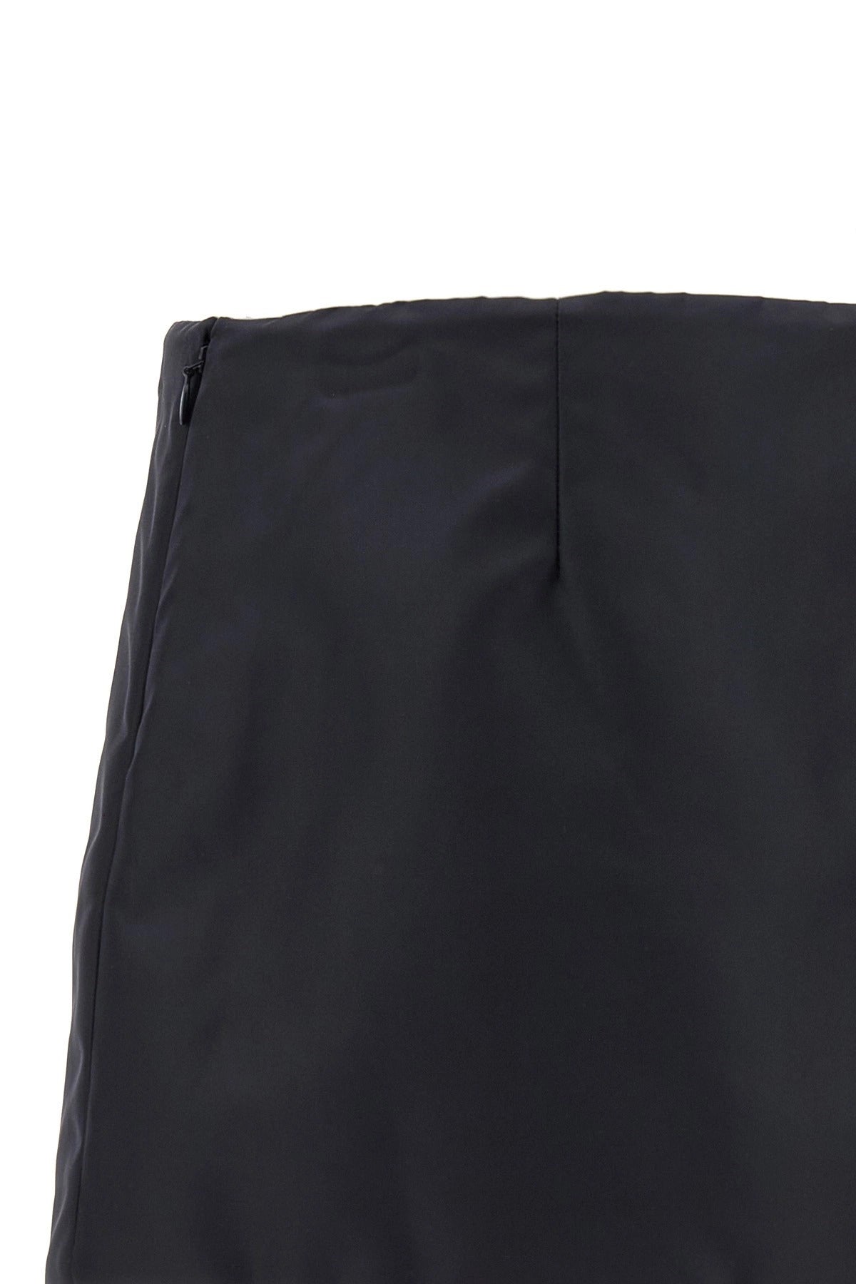 Miu Miu Padded Nylon Fleece Mini Skirt