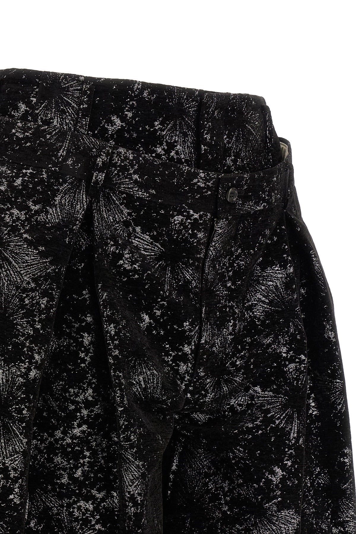 Comme Des Garçons Double Waist Bermuda Shorts