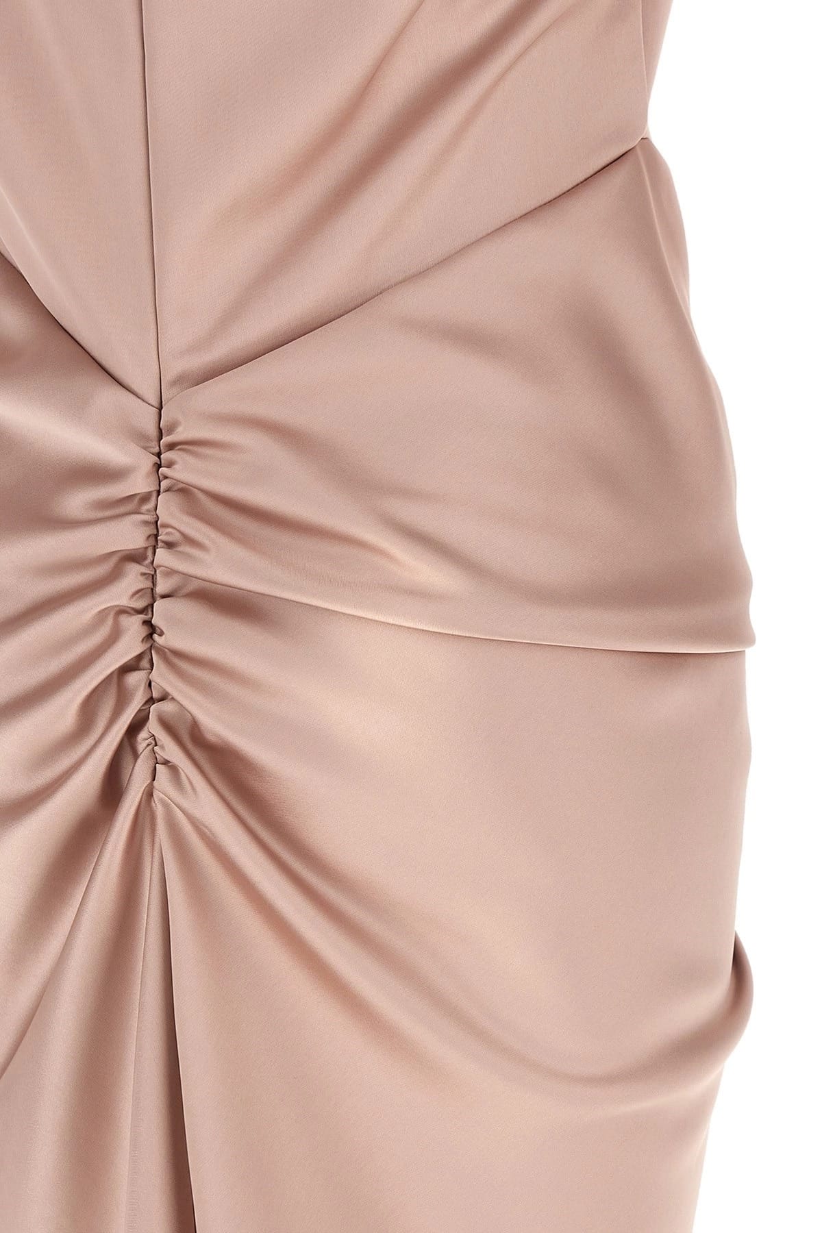 The Andamane Iris Satin Maxi Dress