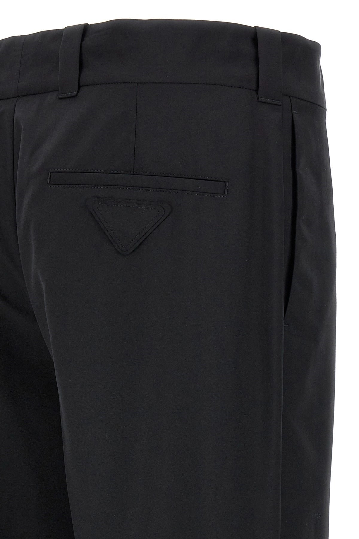 Prada Black Wool Blend Pants