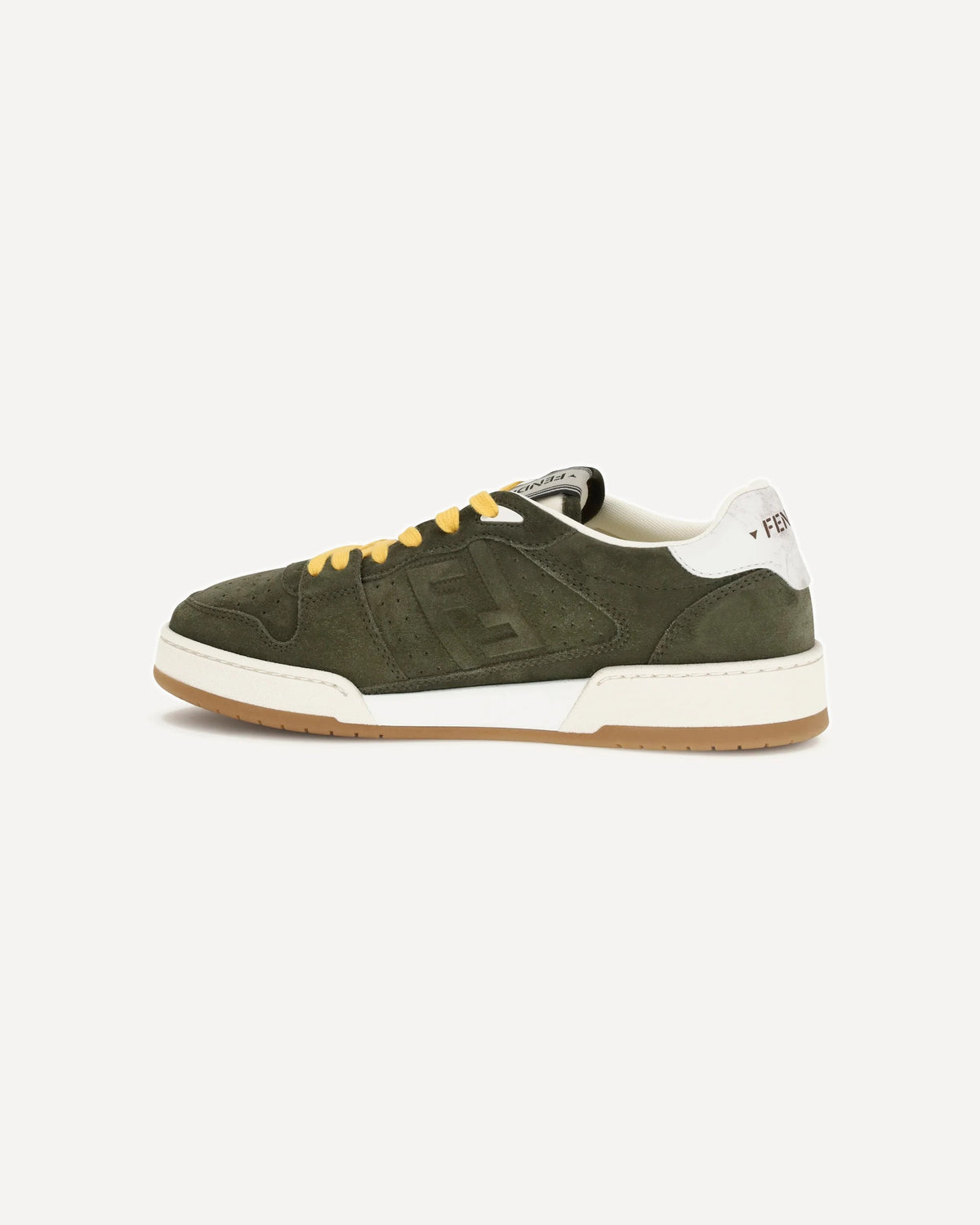 Fendi Match Suede Sneakers
