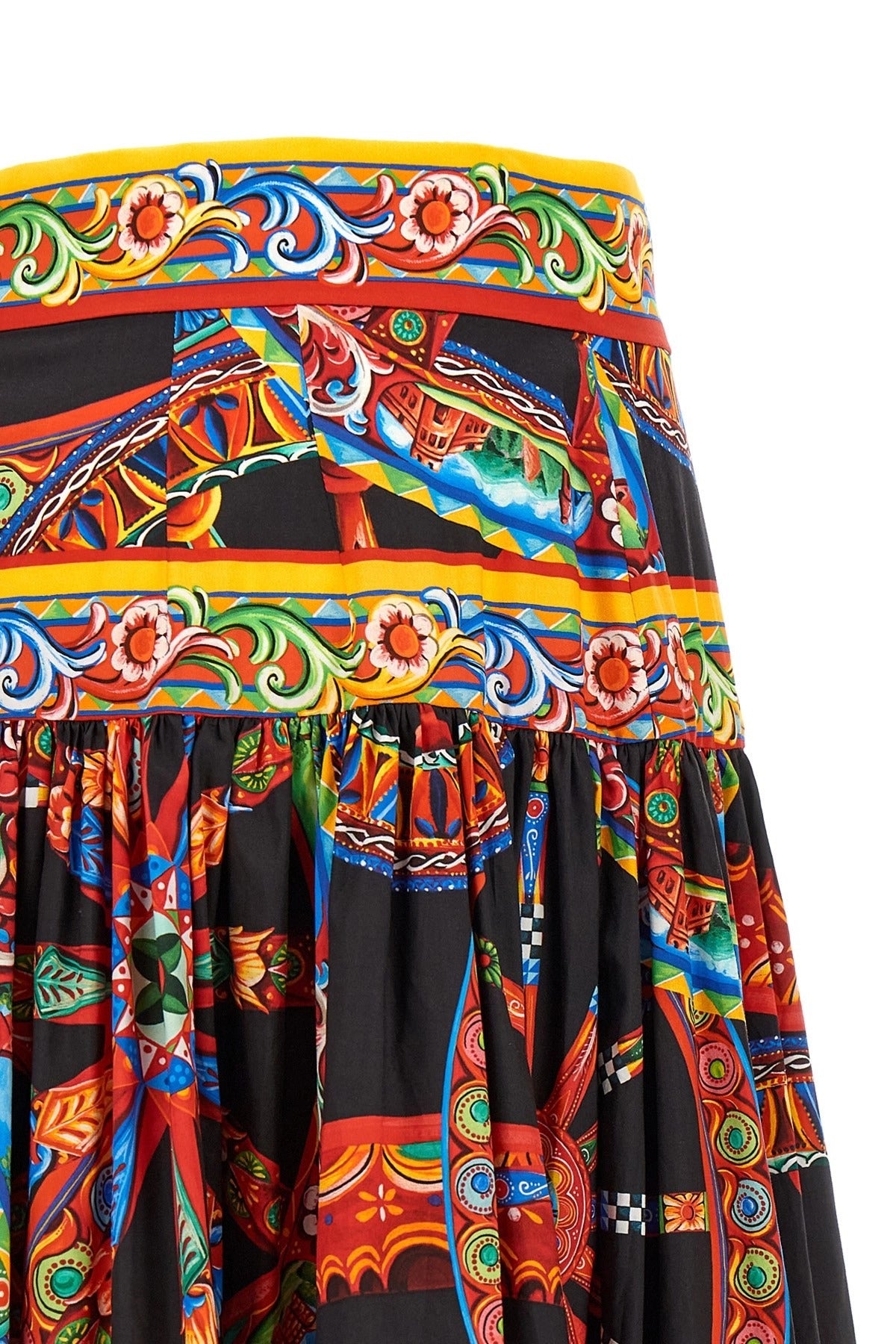 Dolce & Gabbana Carretto Maxi Skirt