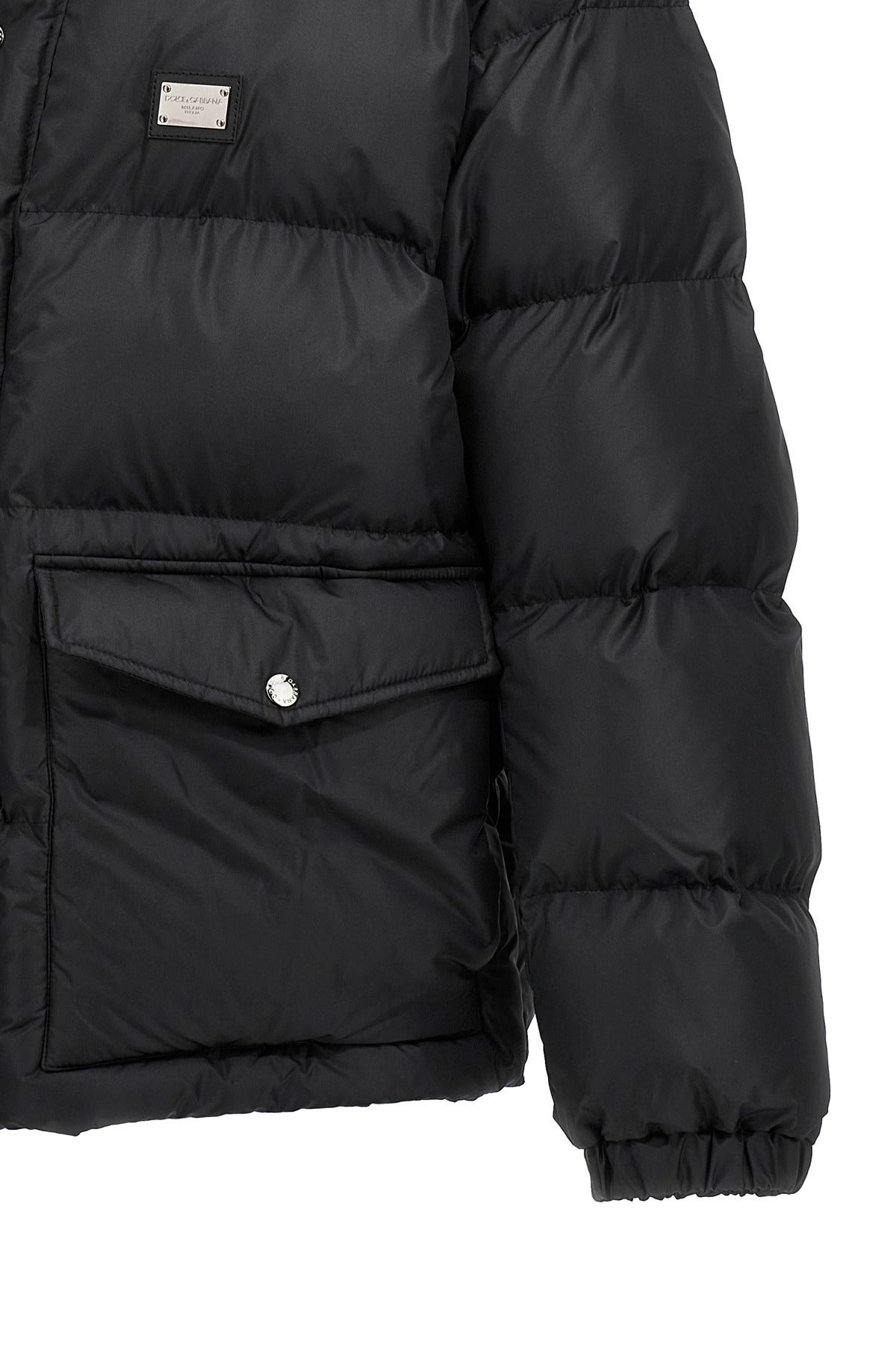 ジャケット・アウター DOLCE&GABBANA l plate down jacket Dolce & Gabbana Logo Plate Down Jacket | Sendegaro UK