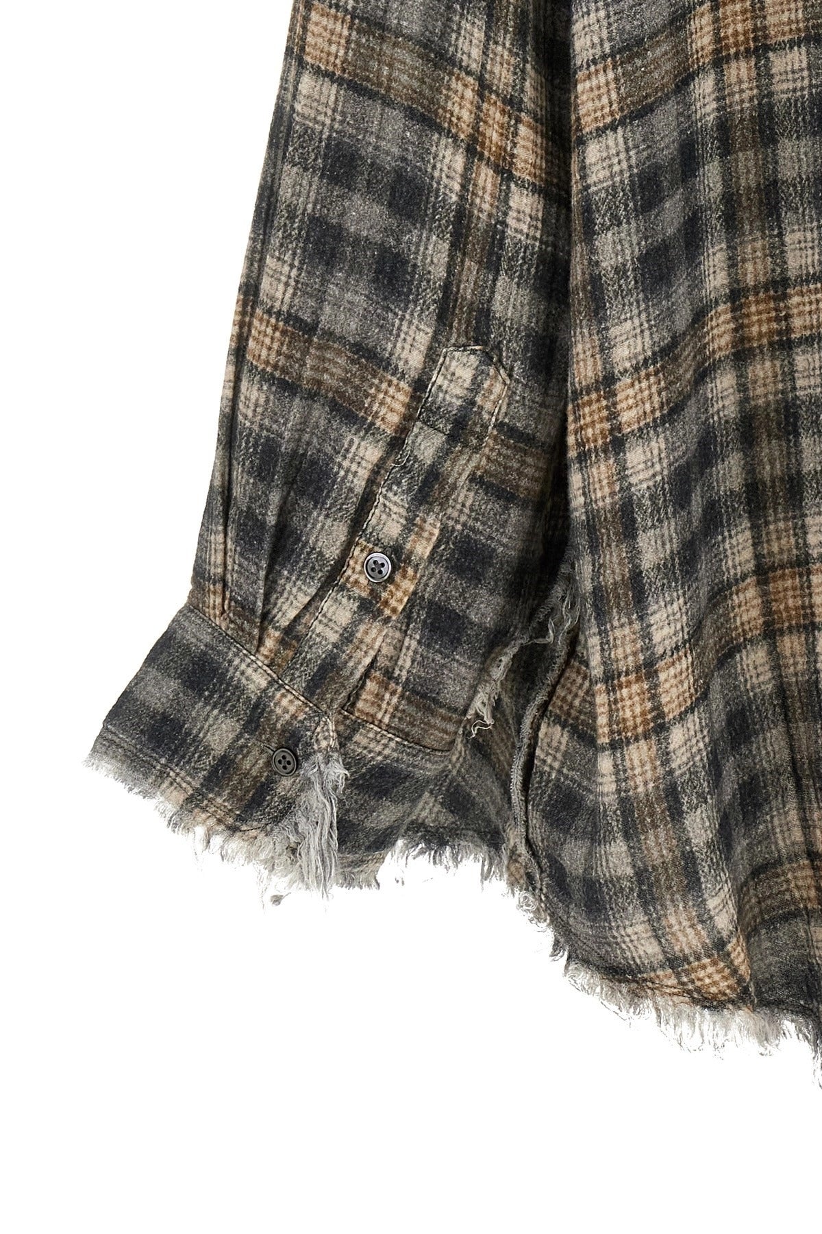 R13 Raw Cut Hem Shirt