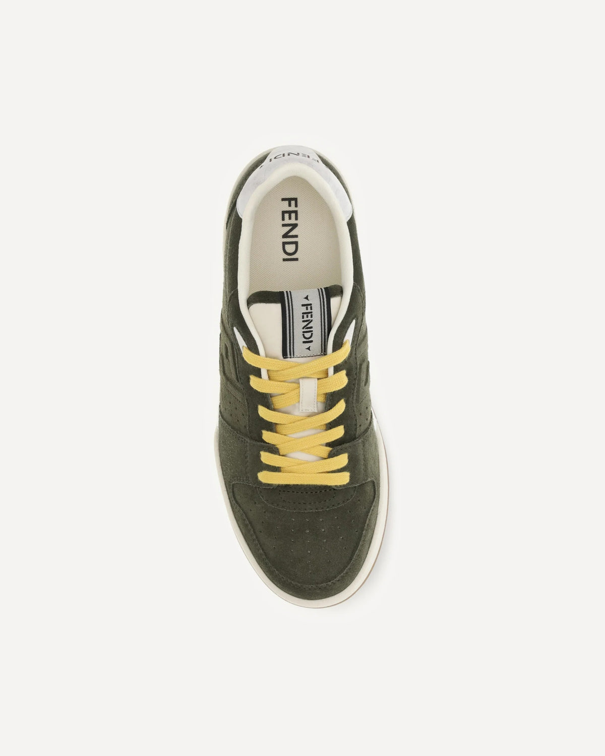 Fendi Match Suede Sneakers
