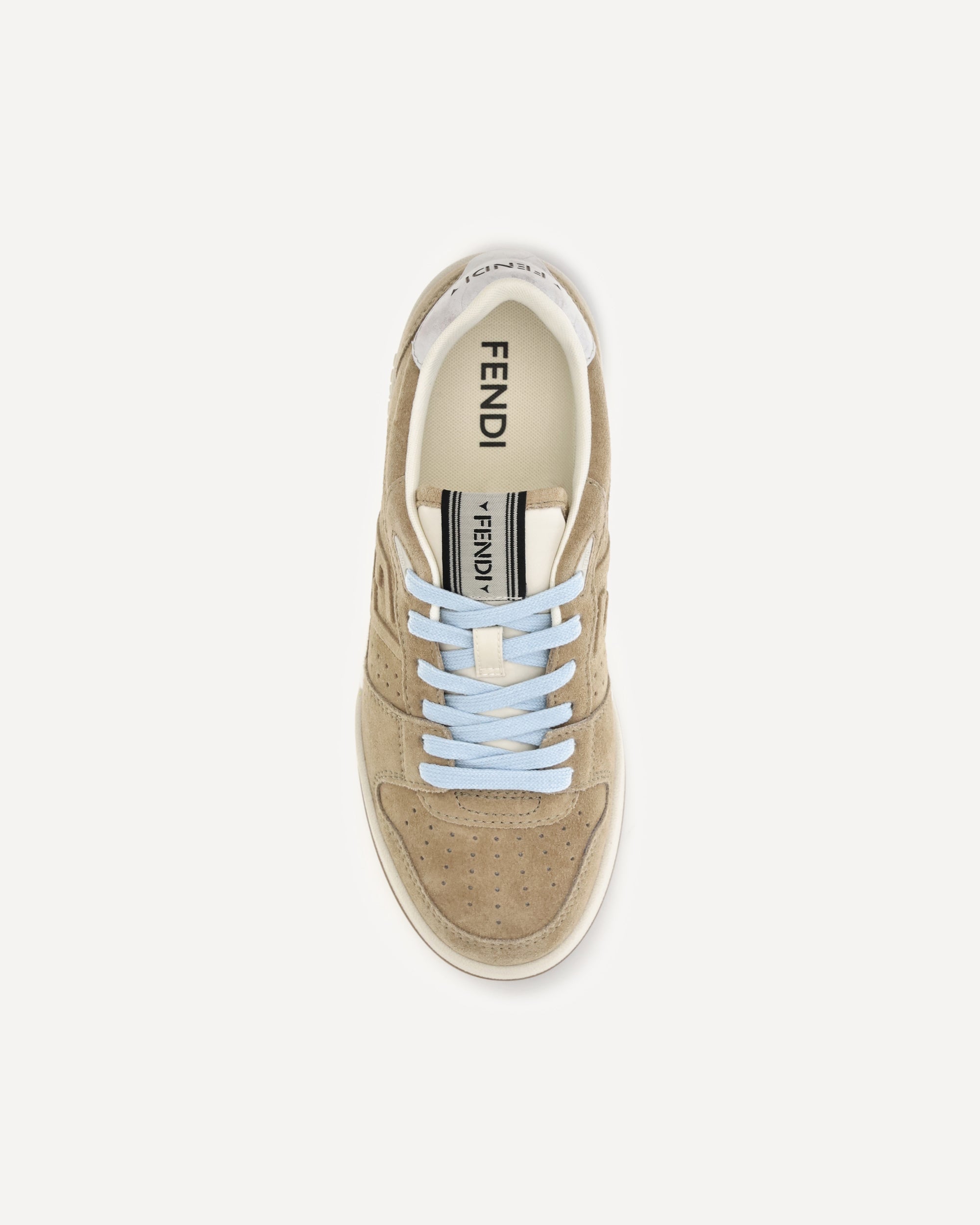 Fendi Match Suede Sneakers
