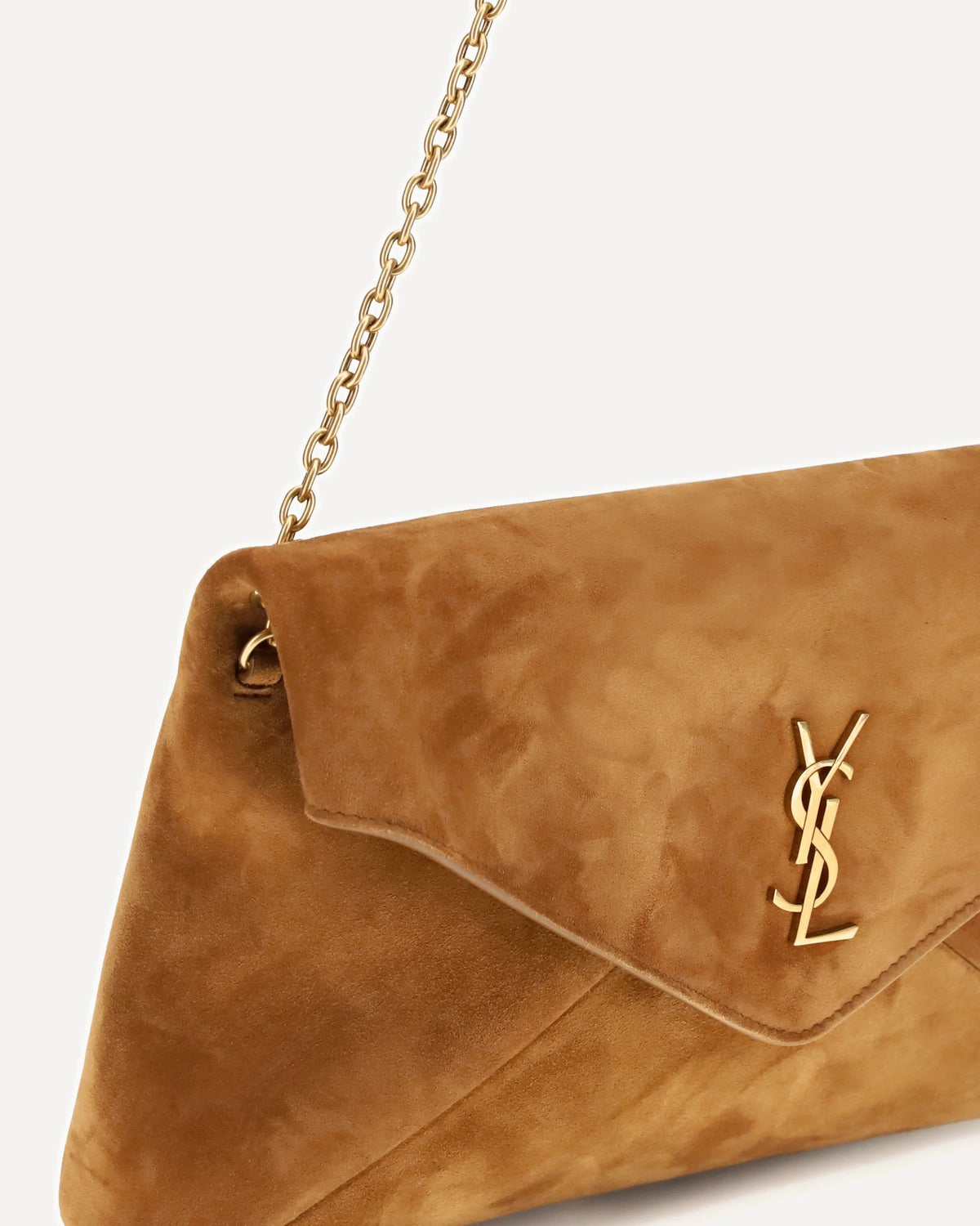 Saint Laurent Cassandre Suede Shoulder Bag