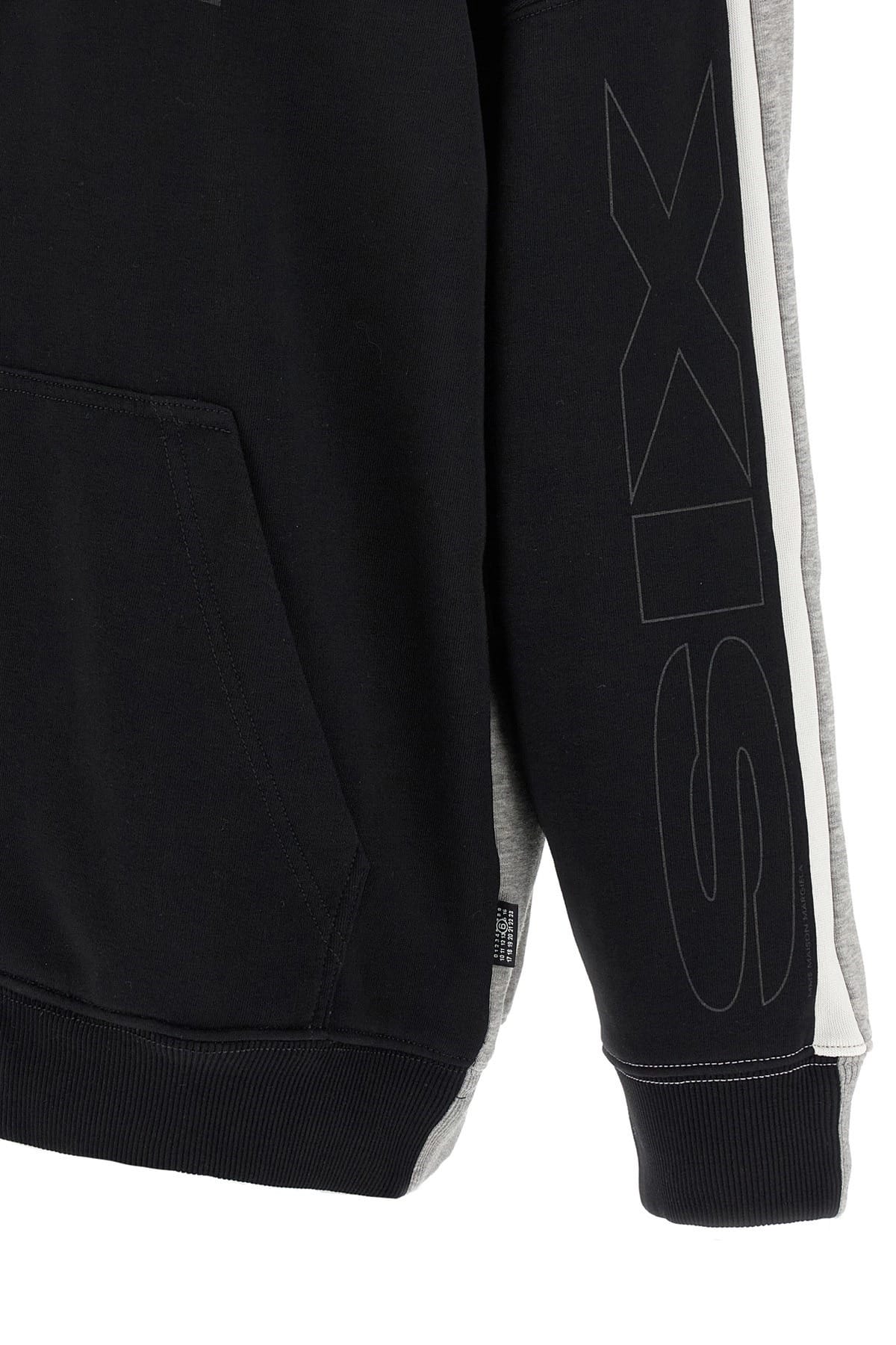MM6 Maison Margiela Hoodie met dubbele voorkant