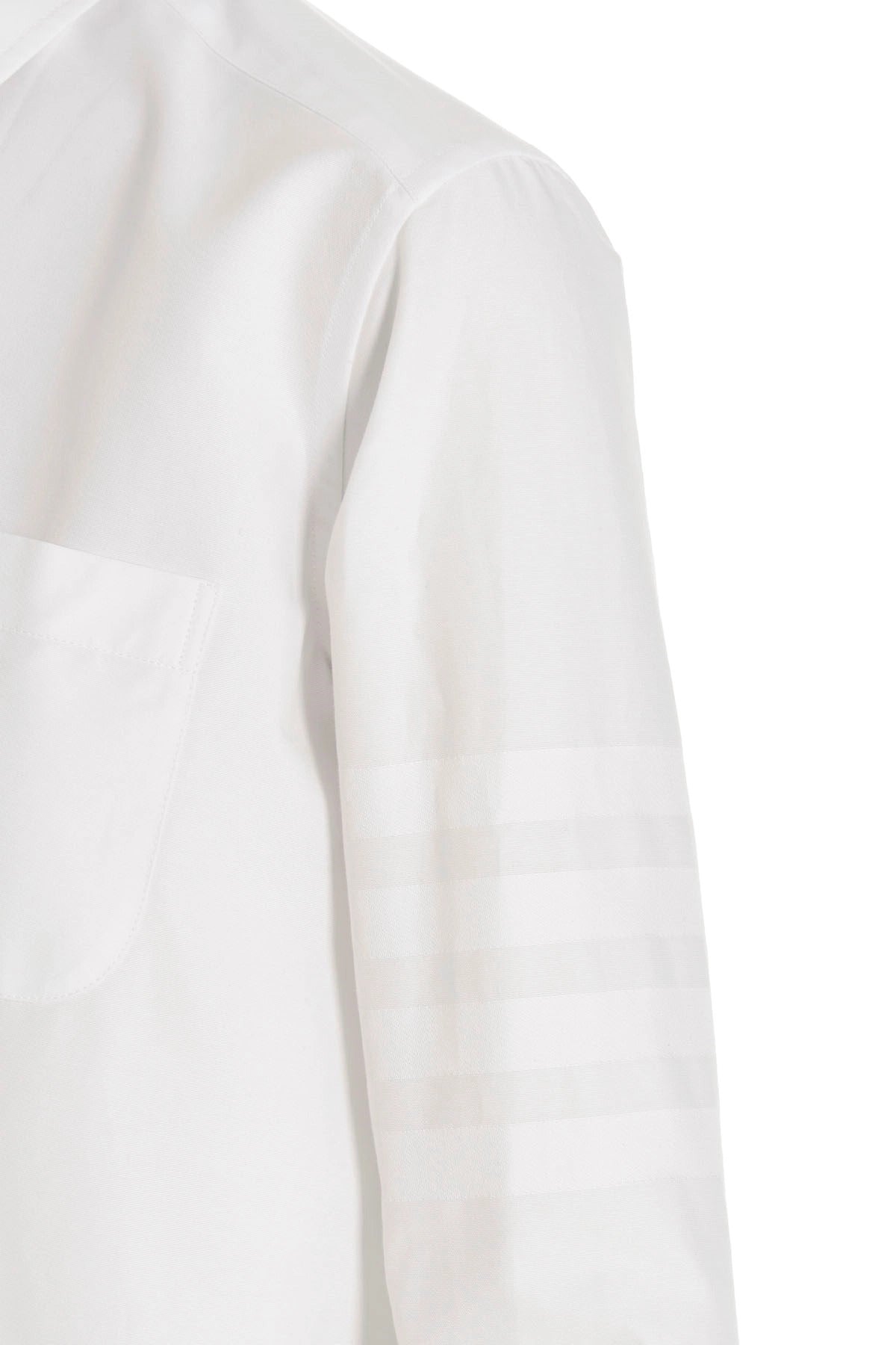 Thom Browne Bluse mit Logo Pussy Bow