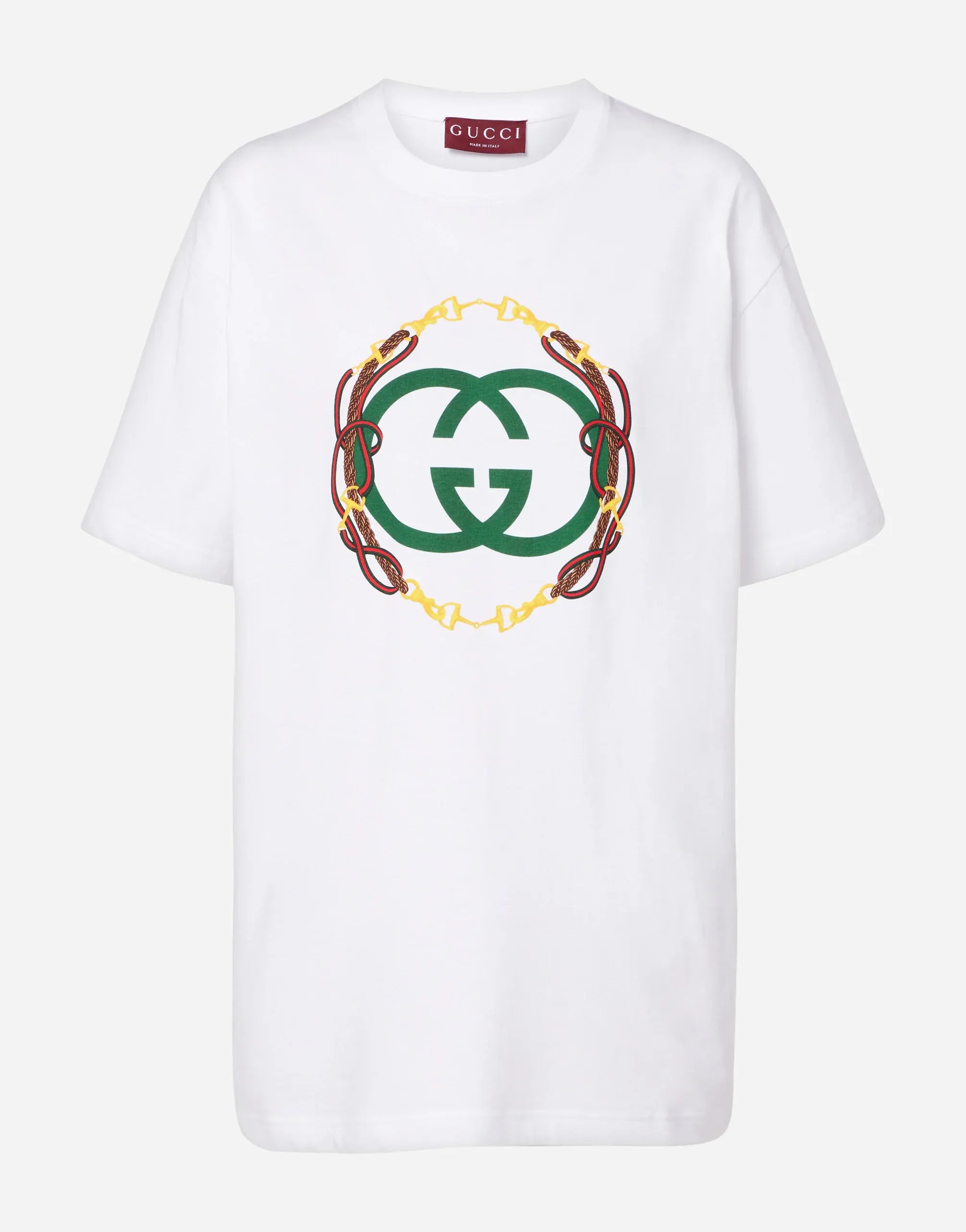Gucci Camiseta de jersey de algodón con G entrelazada