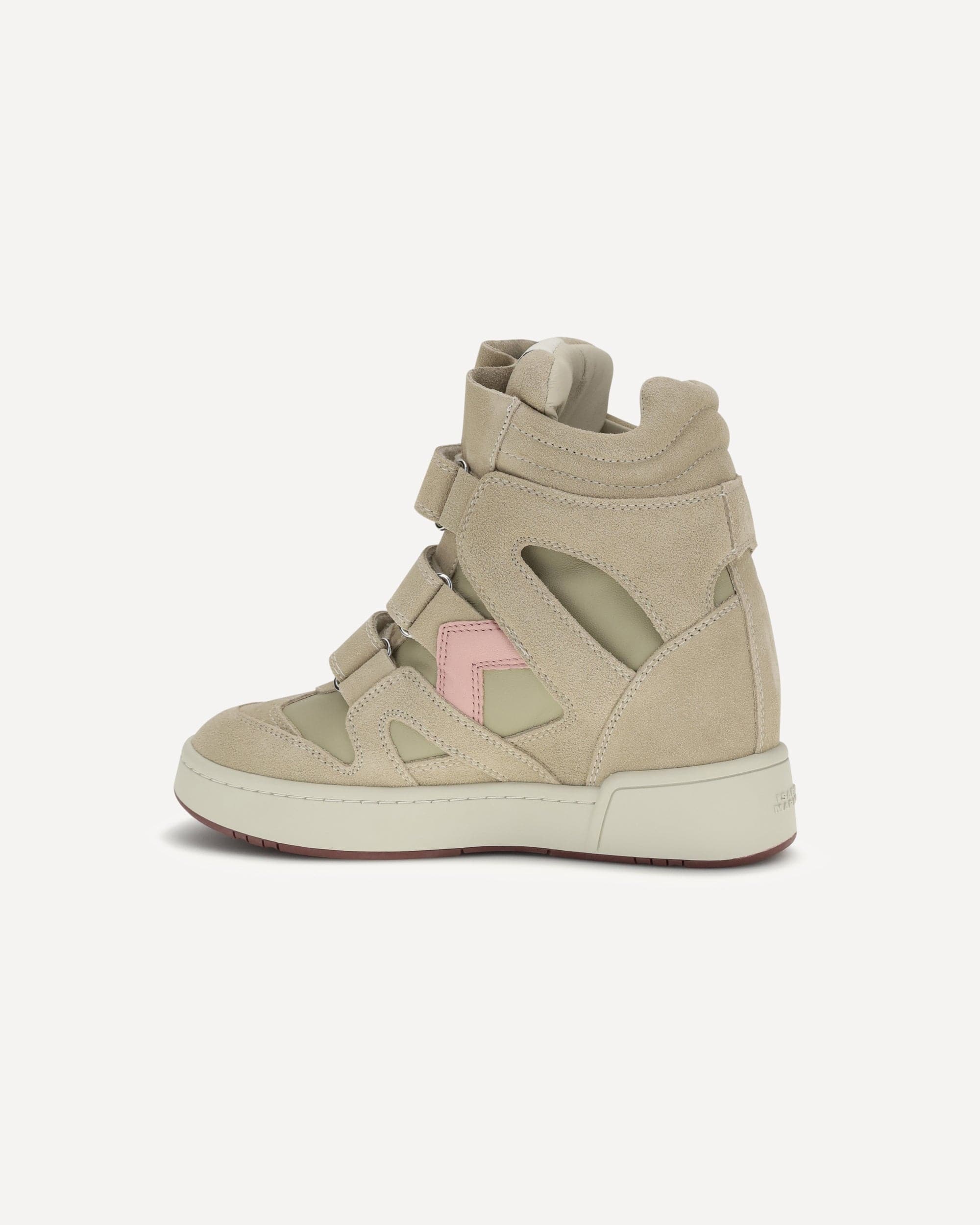 Isabel Marant Im3-Gb Leather Wedge Sneakers
