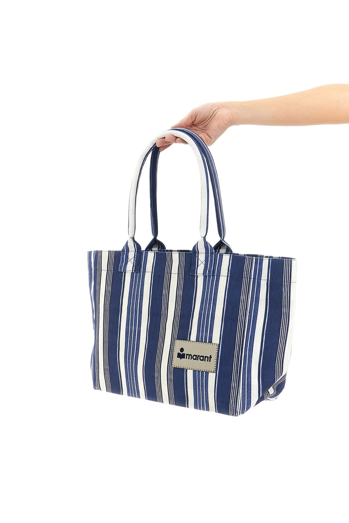 Isabel Marant Isabel Marant Striped Zipped Shopping Bag
