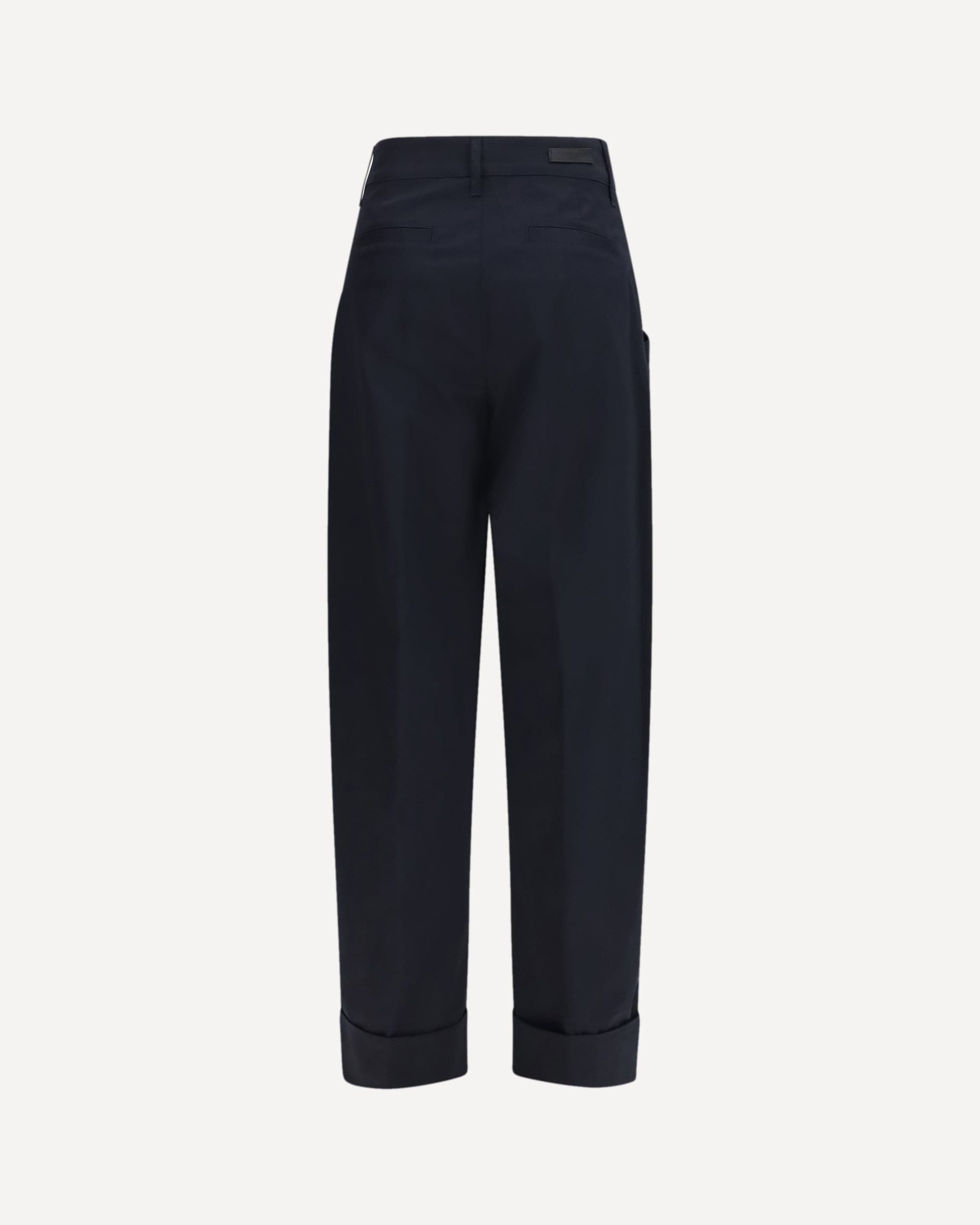 Jacob Cohen Lindsay Barrel Wide Pants Gabardine - alternate view