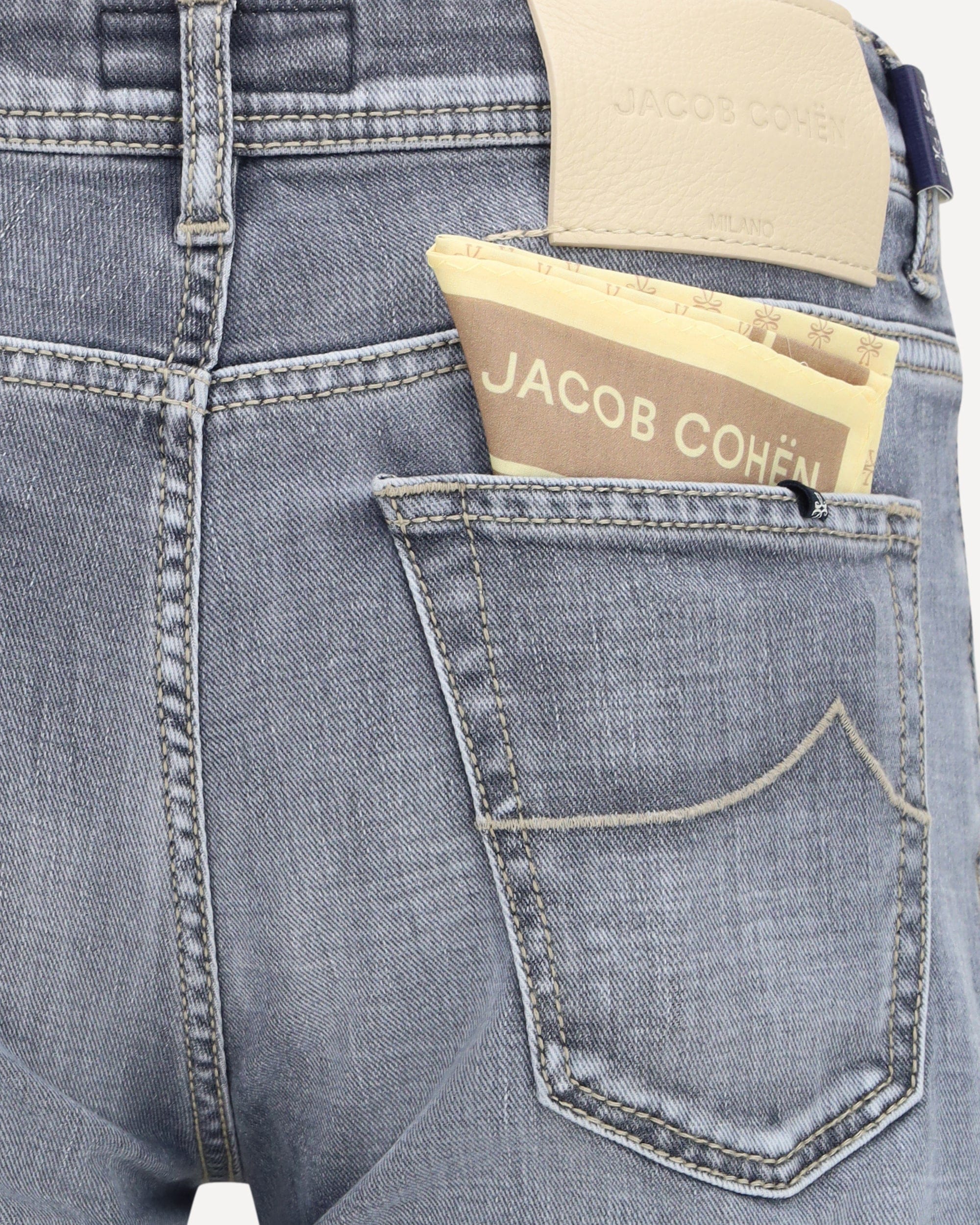Jacob Cohen Scott Slim-Fit Stonewashed Jeans