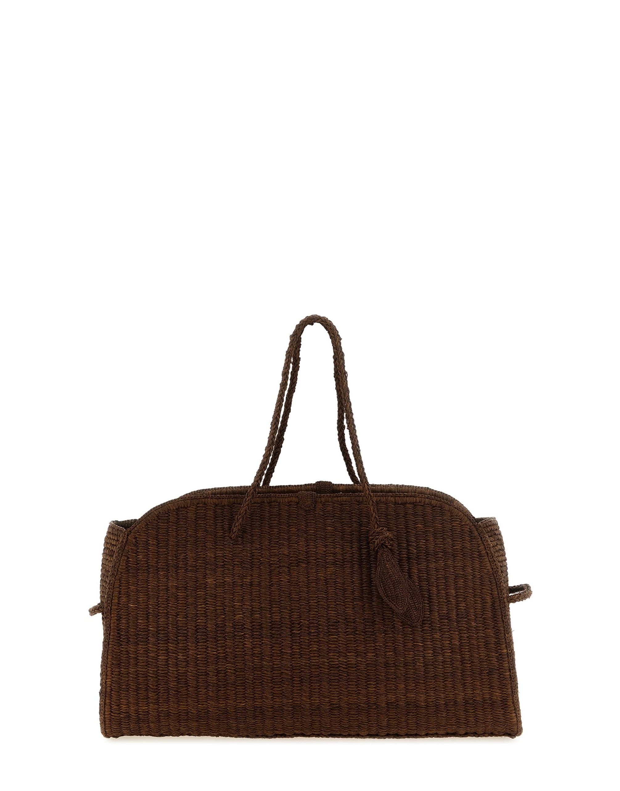 Jacquemus Jacquemus Le Grand Turismo Raphia Shopping Bag