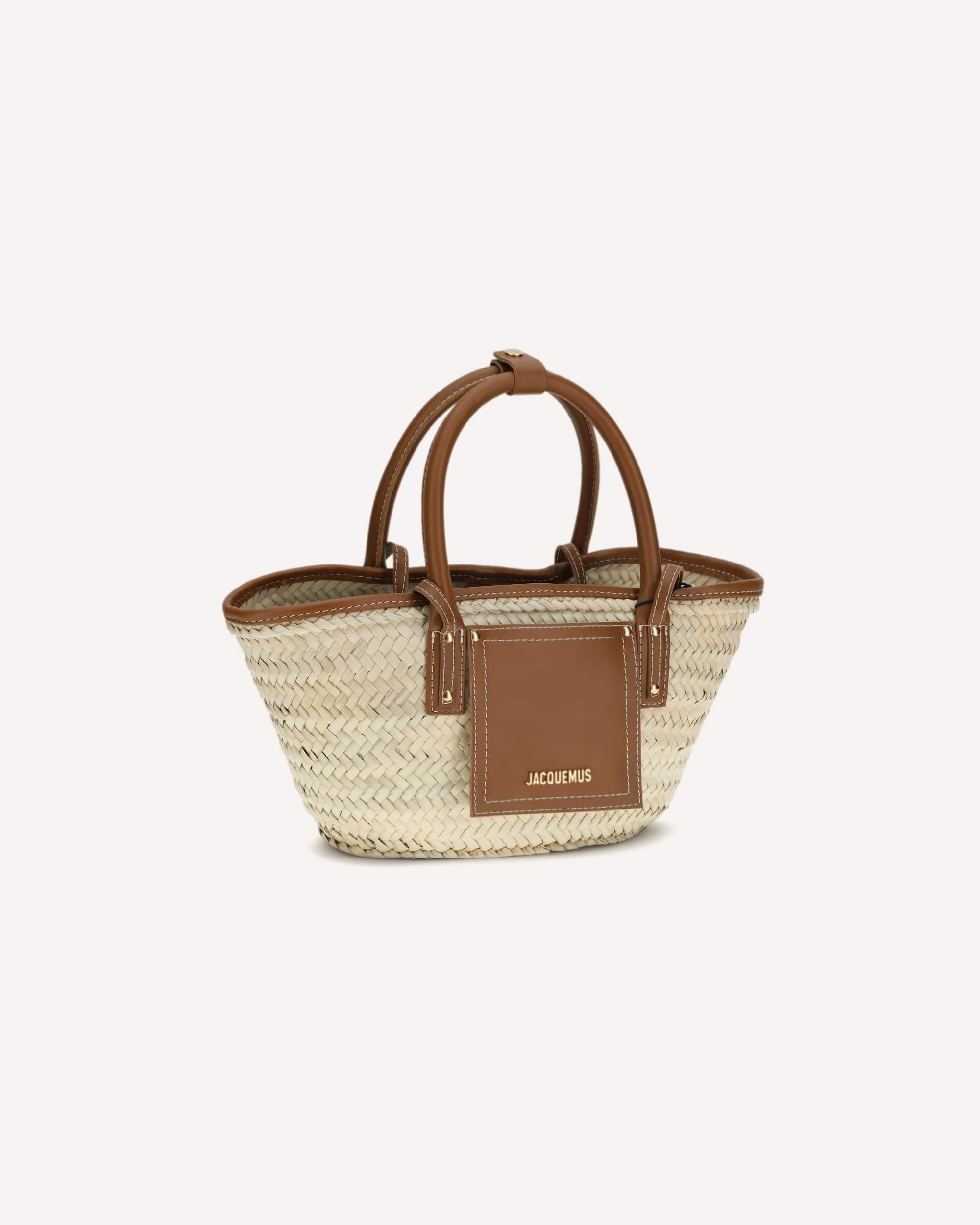Jacquemus Soli Tote-Tasche mit Strohhenkel - alternate view
