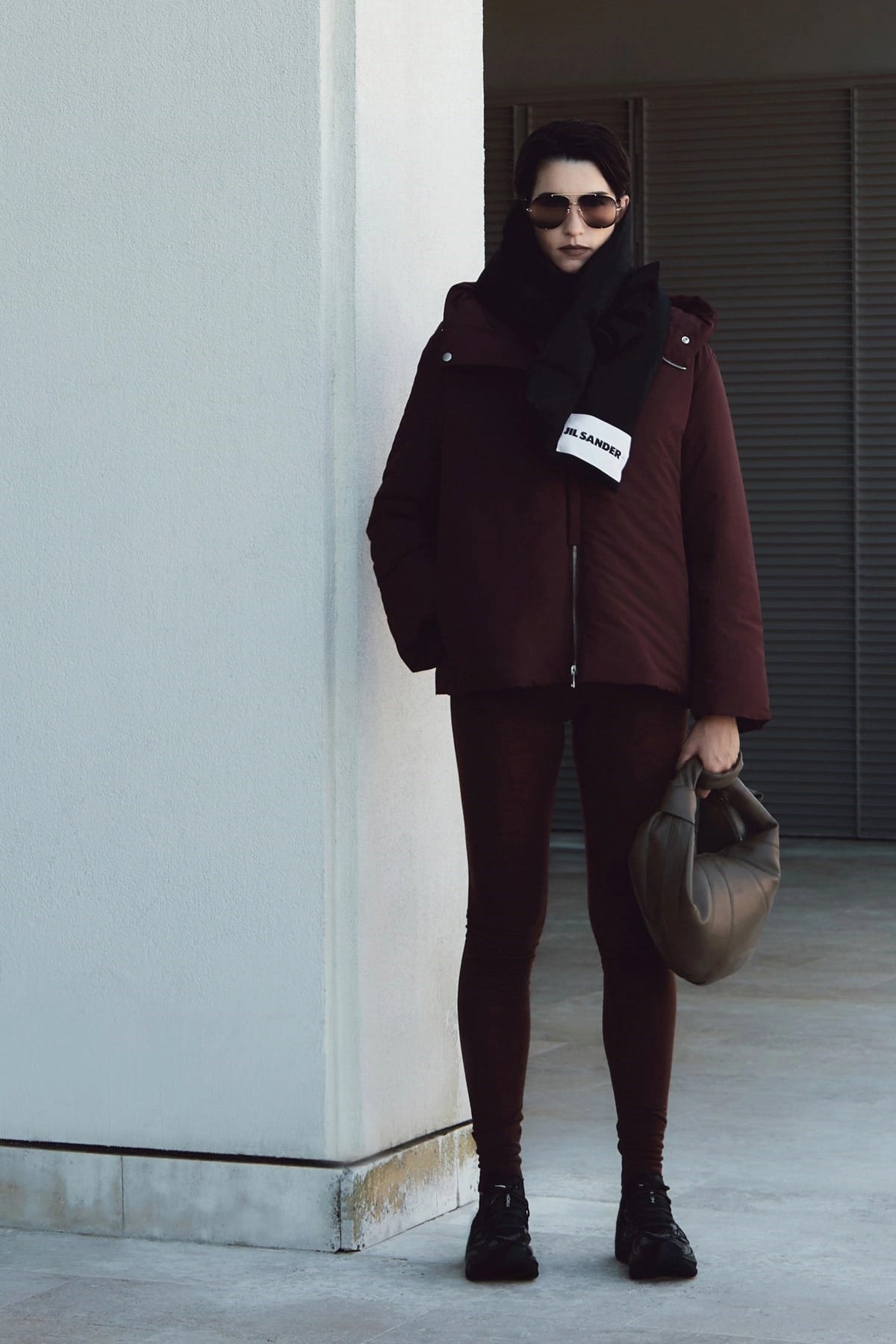Jil Sander 029 Leggings mit Logo-Print - alternate view