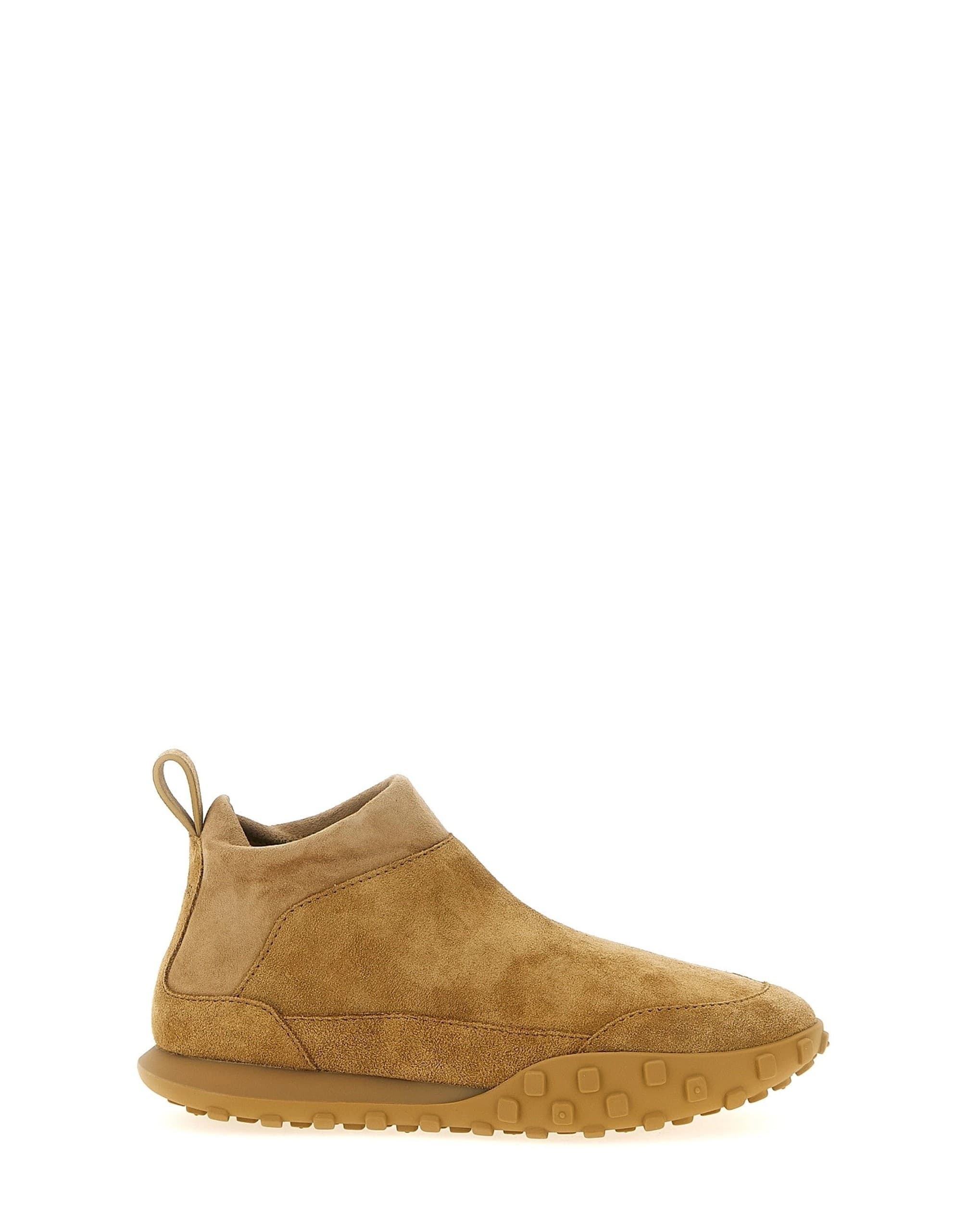 Jil Sander Jil Sander Beige Suede Sneakers