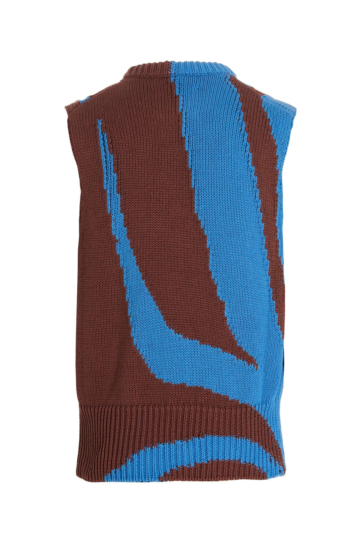 Jil Sander Jil Sander Colorblock Cotton Knit Vest