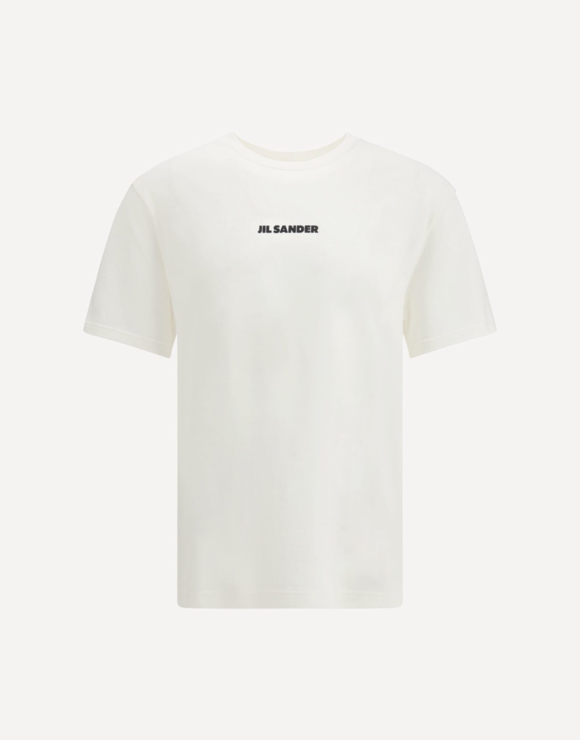 Jil Sander プリントロゴ付きクルーネックコットン半袖カットソー