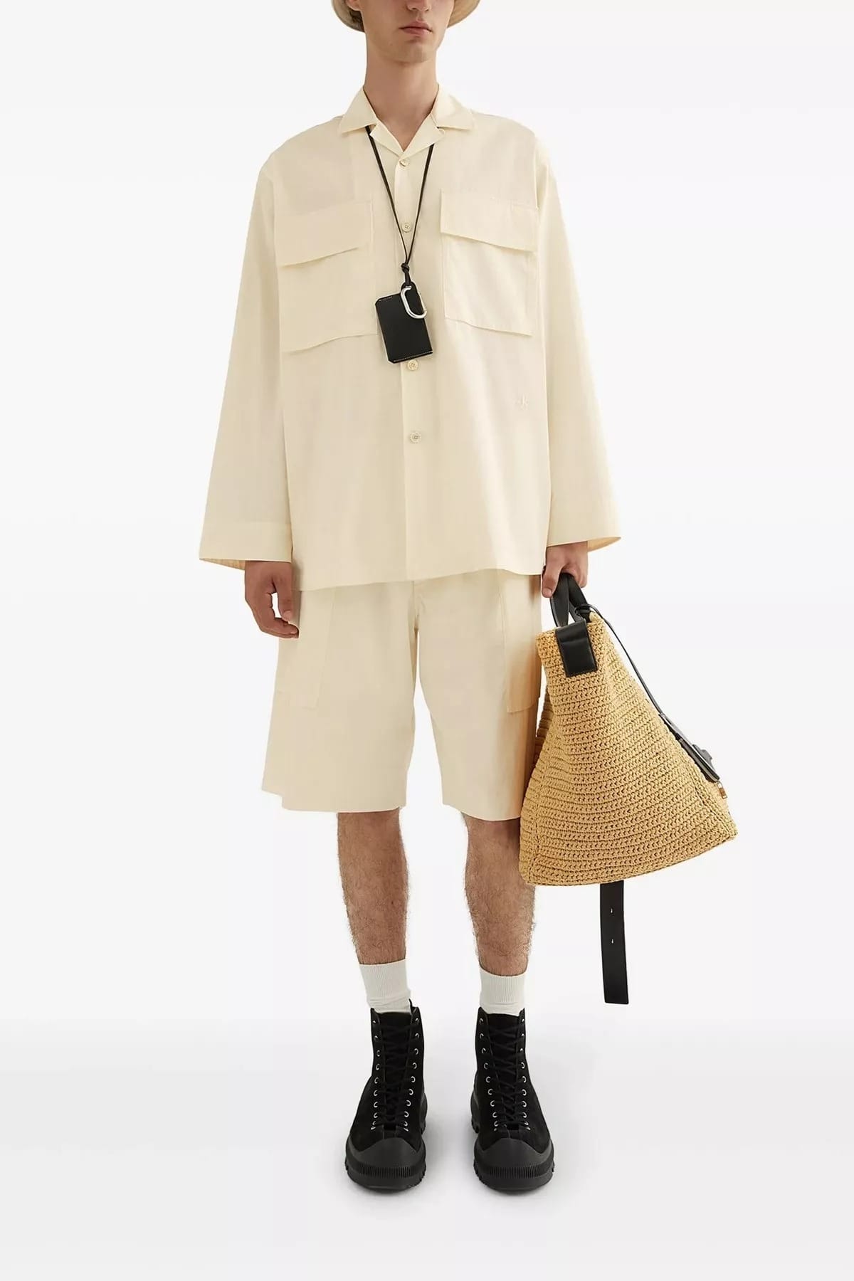 Jil Sander Embroidered Logo Shirt - alternate view